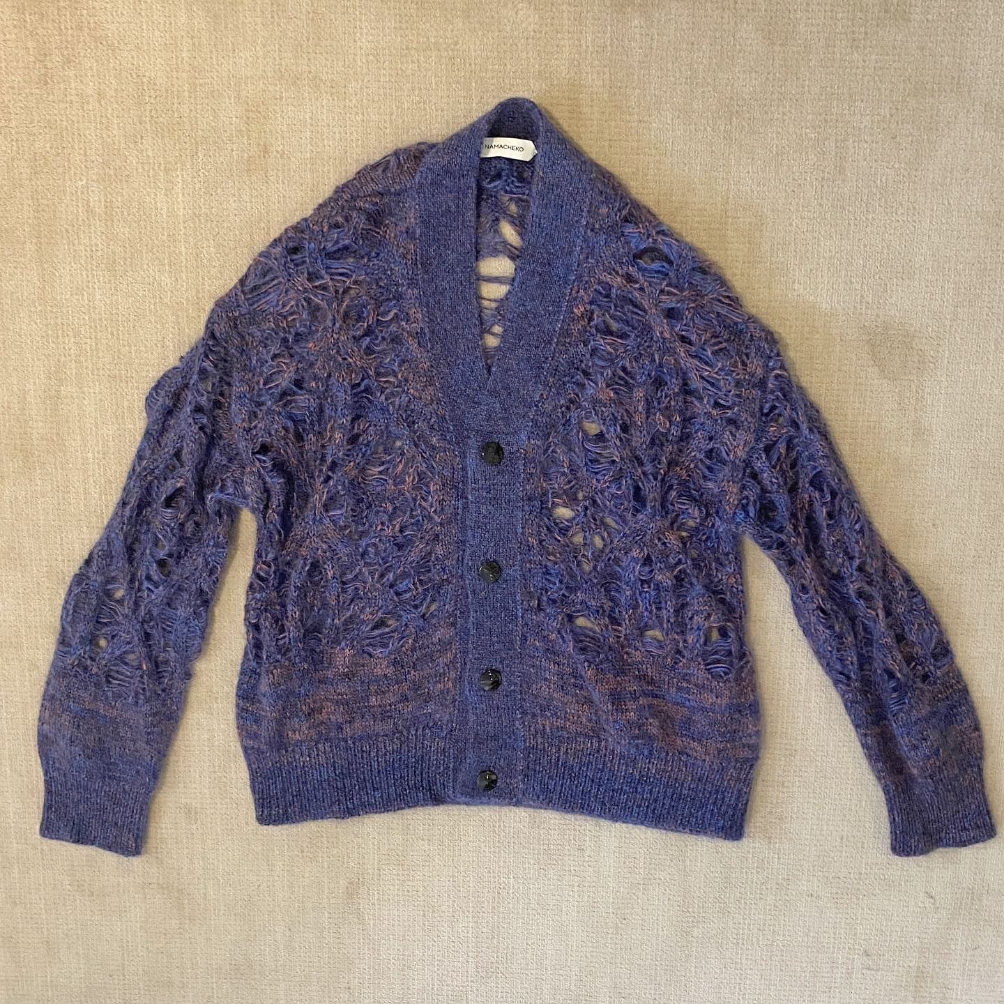 NAMACHEKO 21aw モヘアセーター Namacheko 20-21aw モヘアカーディガン
