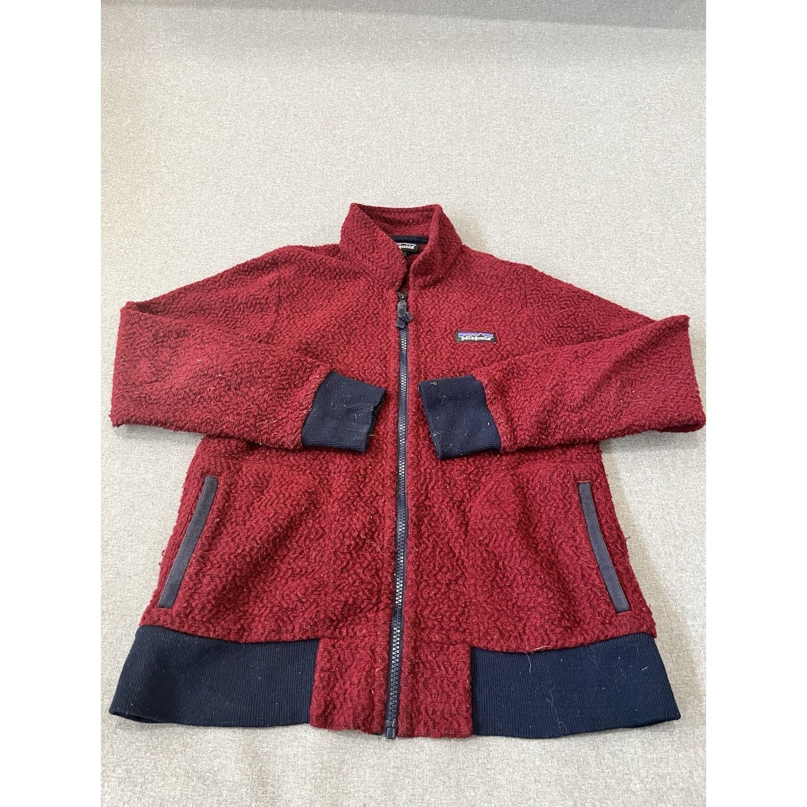 Patagonia Patagonia Jacket Womens XSmall Red Blue Full Zip Fleece Size XS / US 0-2 / IT 36-38 - 1 Thumbnail
