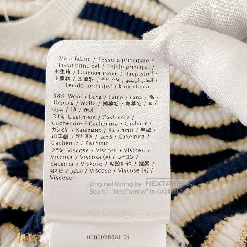 Valentino Striped knit top