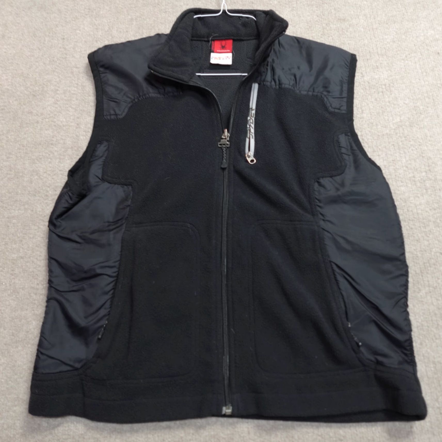 Spyder VINTAGE Spyder Mens Vest Small Black Full Zip Fleece Size US S / EU 44-46 / 1 - 2 Thumbnail