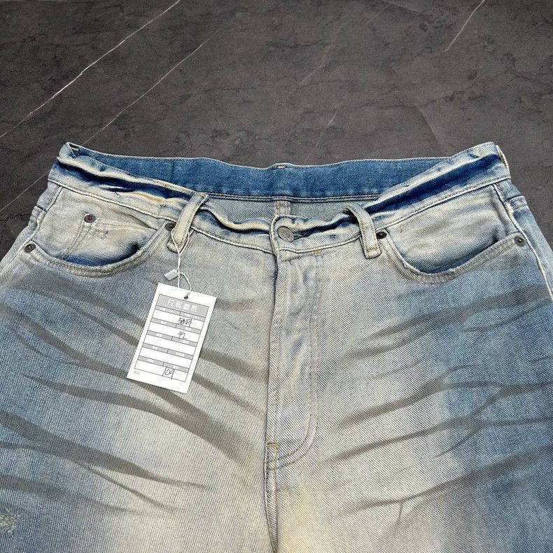 Acne Studios Acne Studios Cat whiskers mud-dyed distressed distressed d Size US 34 / EU 50 - 4 Thumbnail