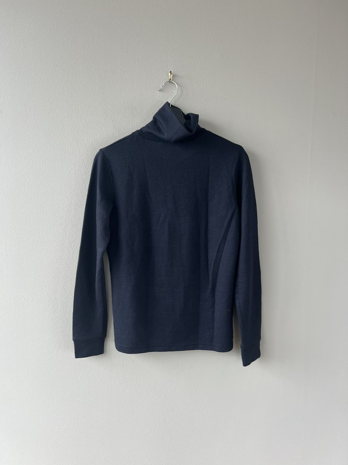 Raf Simons Navy Slim Turtleneck Size US S / EU 44-46 / 1 - 3 Thumbnail