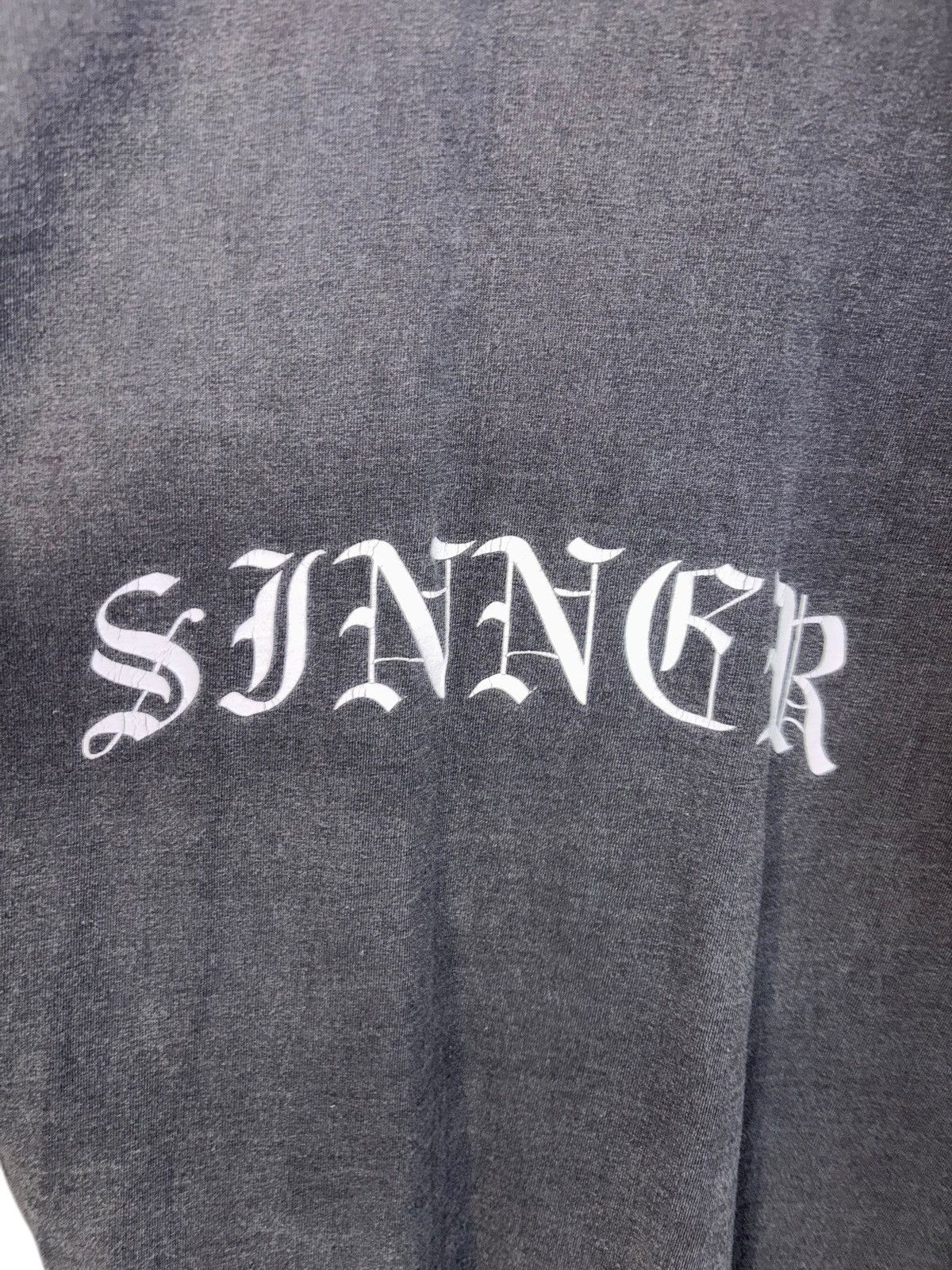 Hanes Vintage 90's Sinners Graphic T-Shirt Size US XL / EU 56 / 4 - 3 Thumbnail