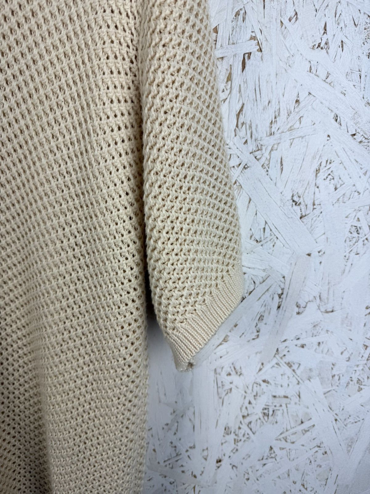 Arte Antwerp Arte Antwerp SS22 Kiewic Knit Polo Shirt Size M Beige Size US M / EU 48-50 / 2 - 5 Thumbnail