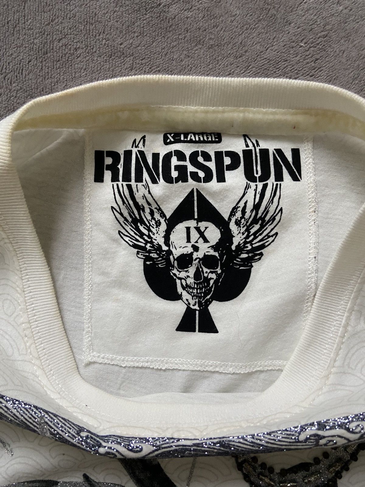 Japanese Brand × Ringspun Vintage Ringspun t-shirt samurai affliction Size US XL / EU 56 / 4 - 5 Thumbnail