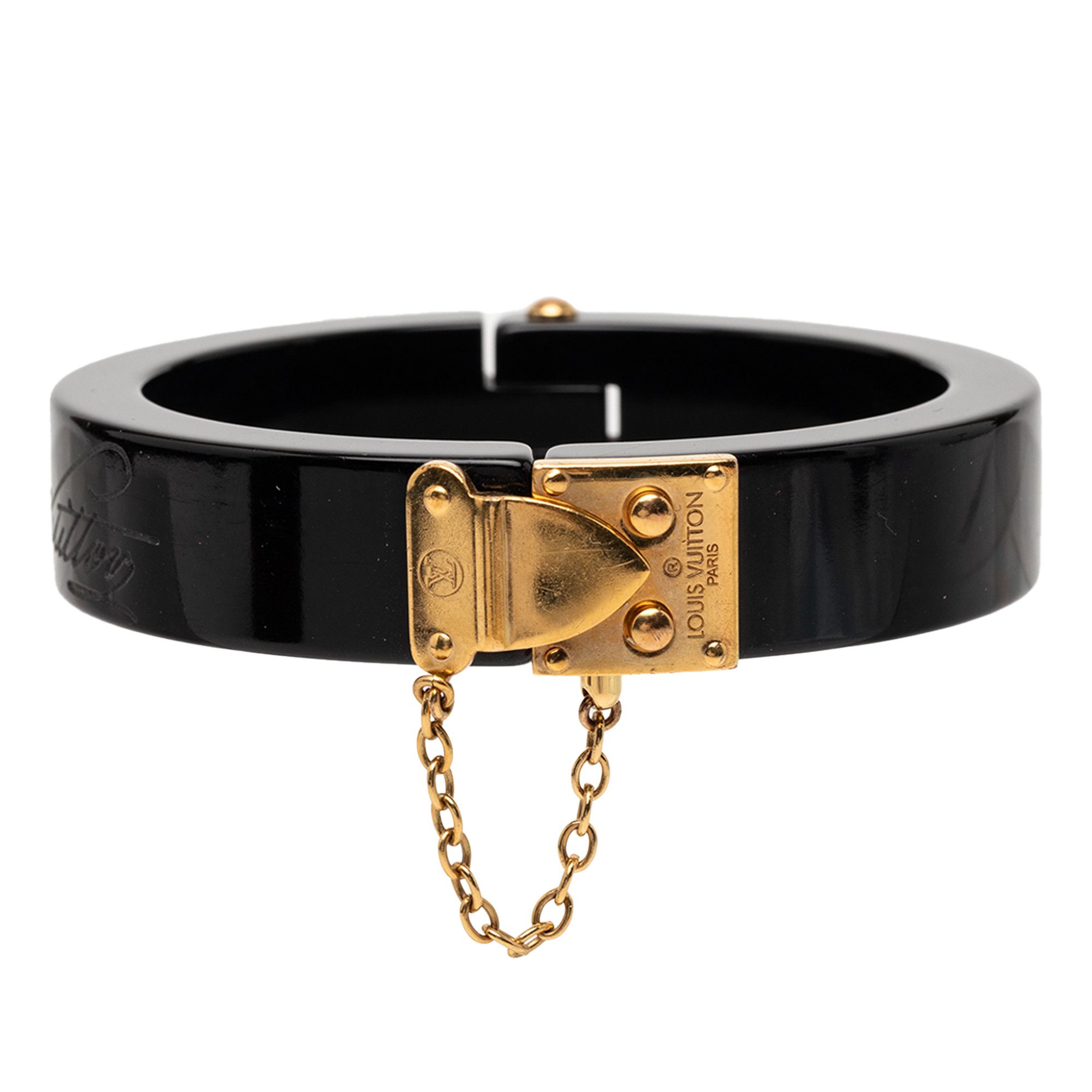 Louis Vuitton Louis Vuitton Resin Lock Me Bracelet Size ONE SIZE - 1 Thumbnail
