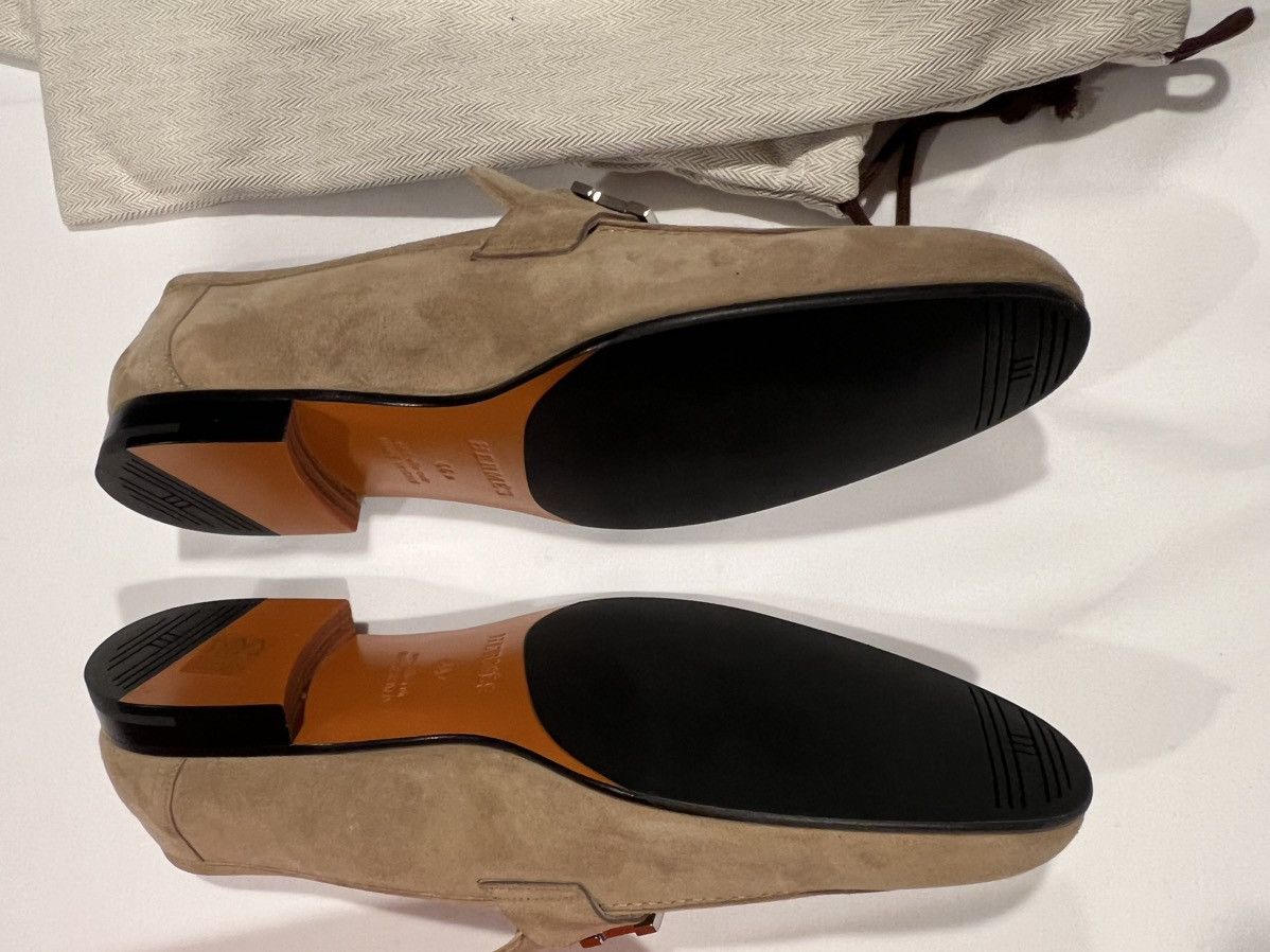 Hermes Hermes men’s suede loafers. 44/11. Size US 11 / EU 44 - 5 Thumbnail