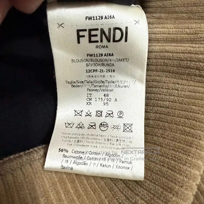Fendi Fendi Beige Hooded Men's Jacket . Size US M / EU 48-50 / 2 - 4 Thumbnail