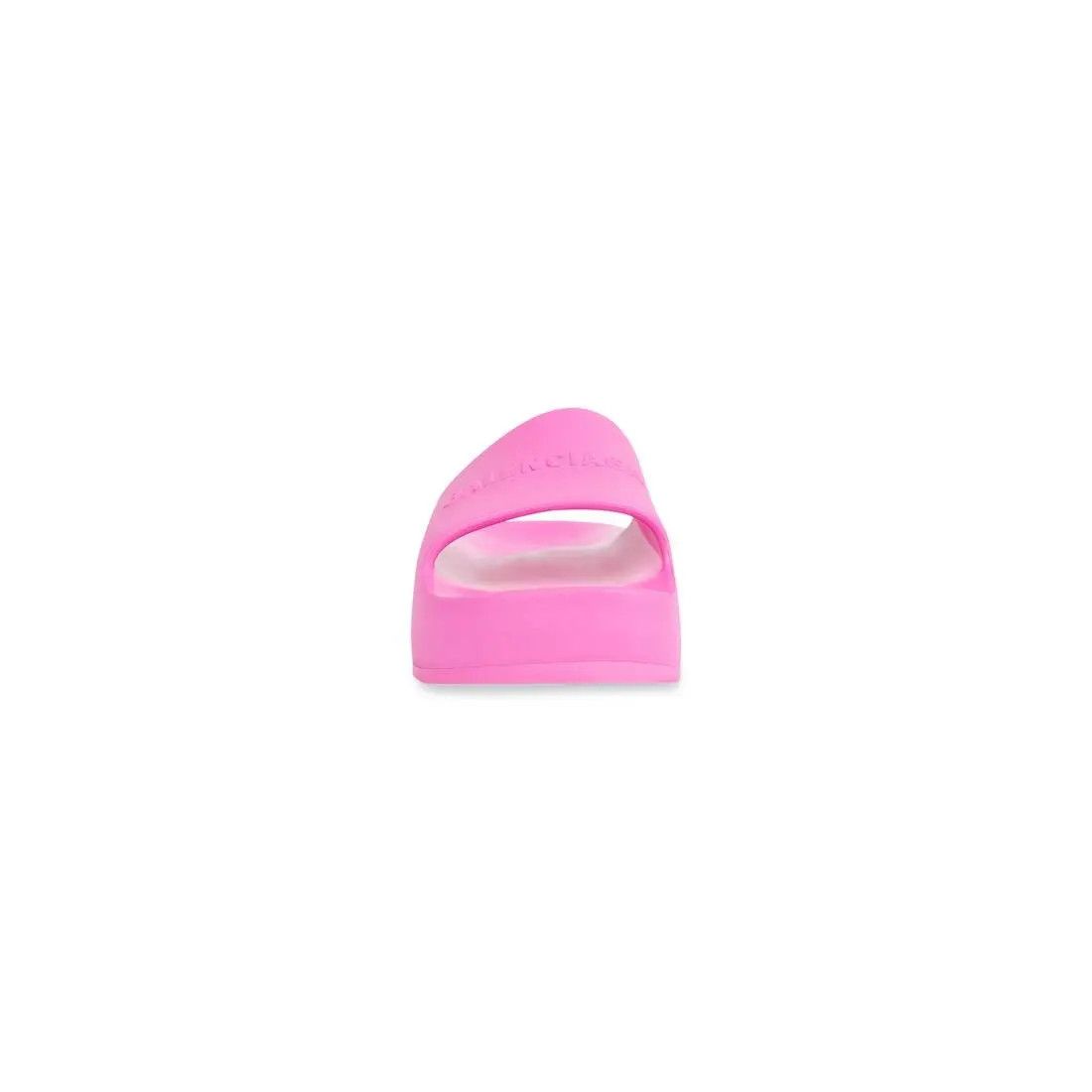 Balenciaga o1tr1nto1125 Chunky Slides Sandals in Fluo Pink Size US 6 / IT 36 - 2 Thumbnail