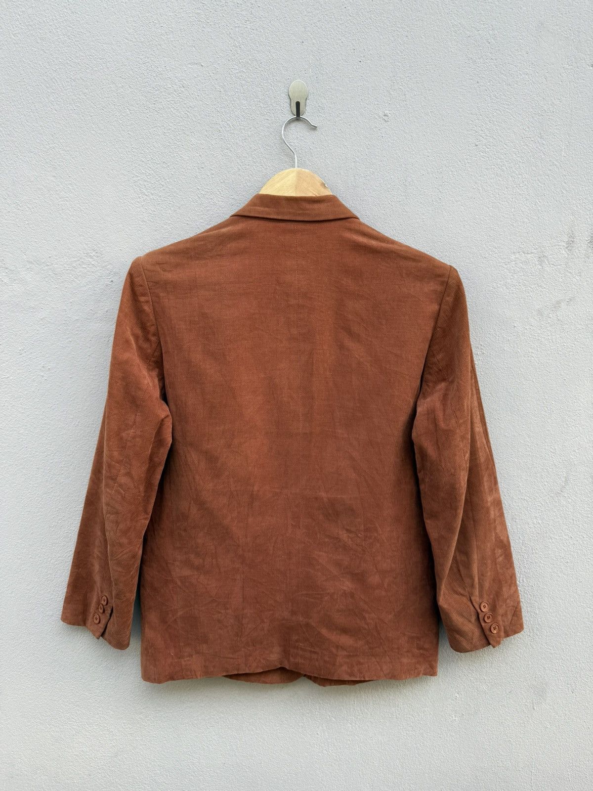 Yohji Yamamoto 💥ARCHIVED💥RARE Y’s Double Breasted Checkered Corduroy Blazer Size 38R - 12 Thumbnail
