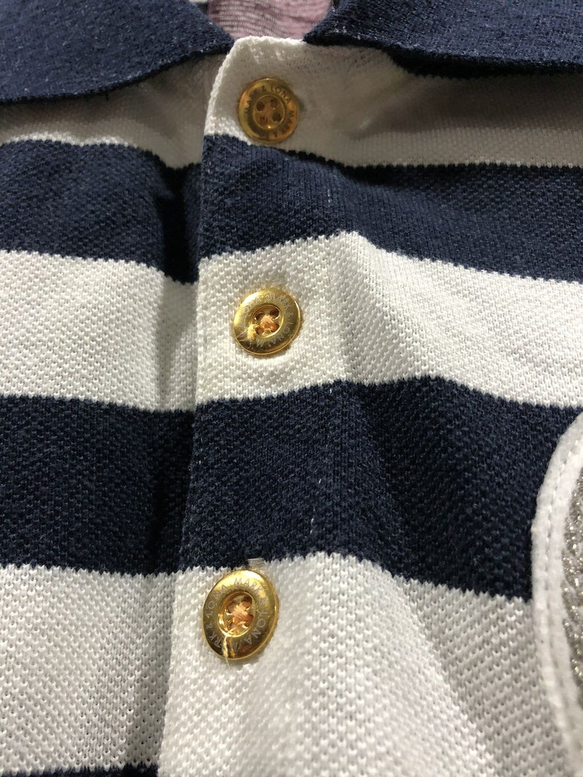 Japanese Brand Mark & Lona Golfer Polo Striped Shirt Size US M / EU 48-50 / 2 - 5 Thumbnail