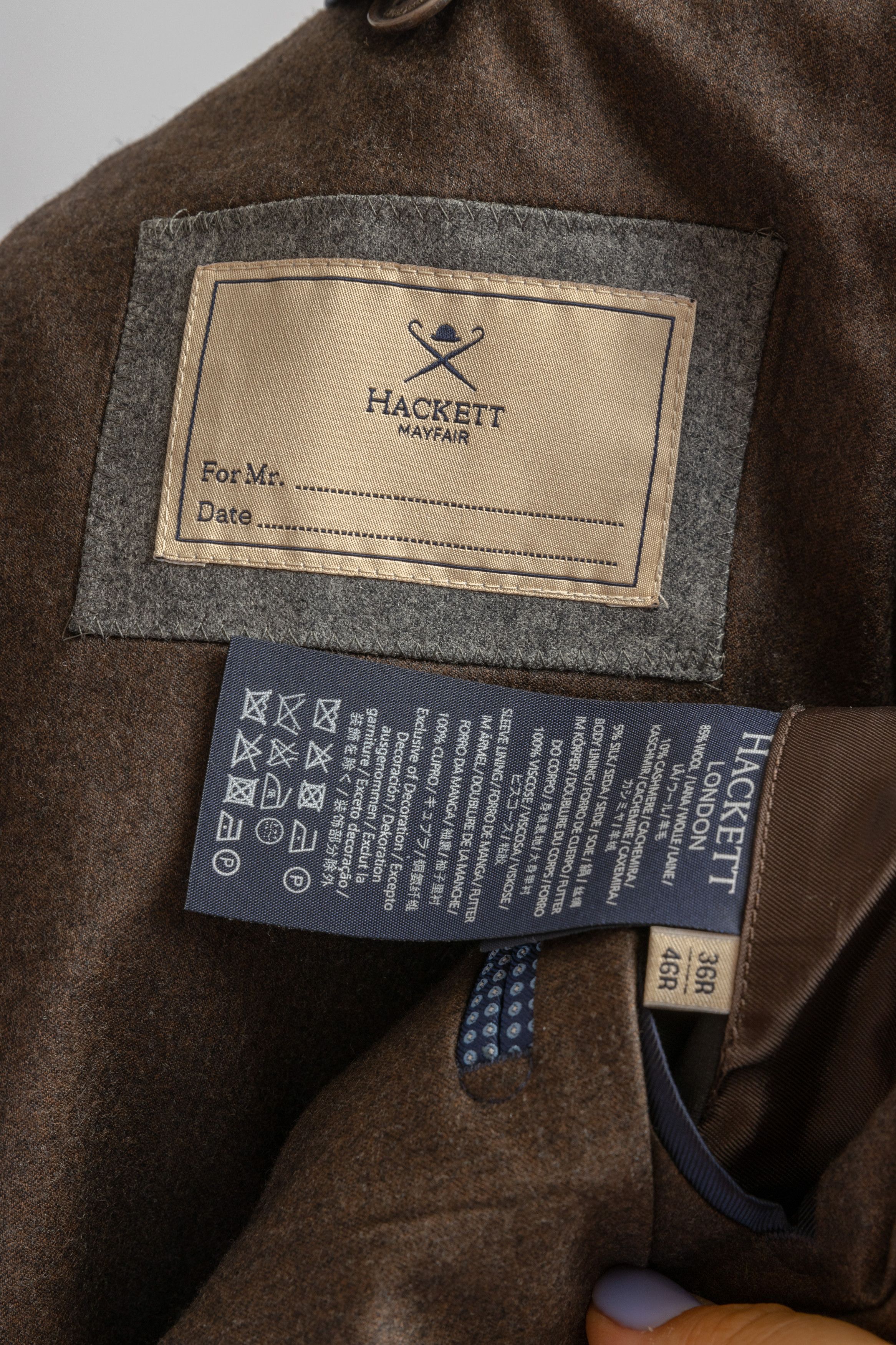 Hackett Hackett London 2 Piece Vest Blazer Suit 8720 Size 46R - 9 Thumbnail