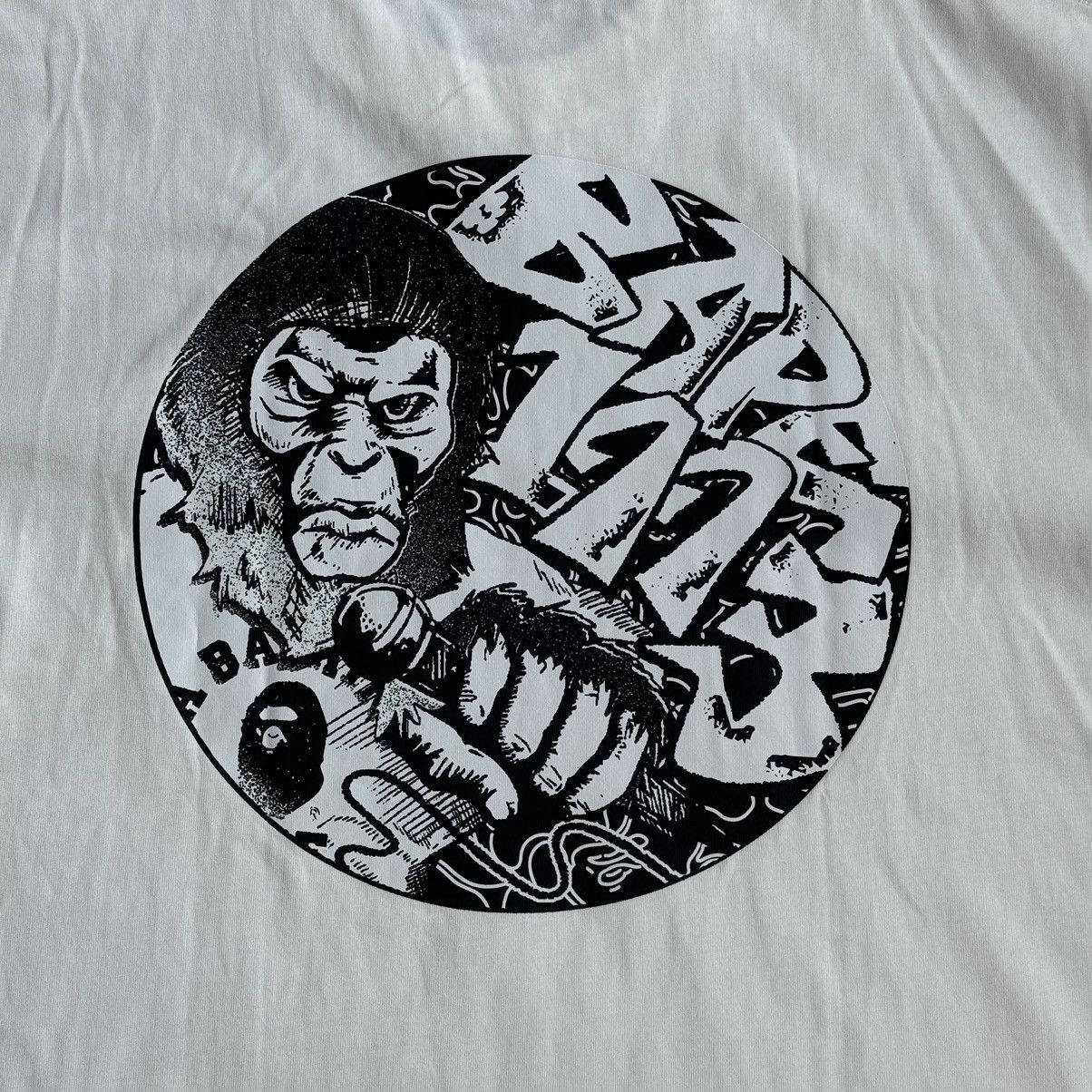 Bape Bape Graffiti 1993 Logo T-shirt White Size US M / EU 48-50 / 2 - 5 Thumbnail