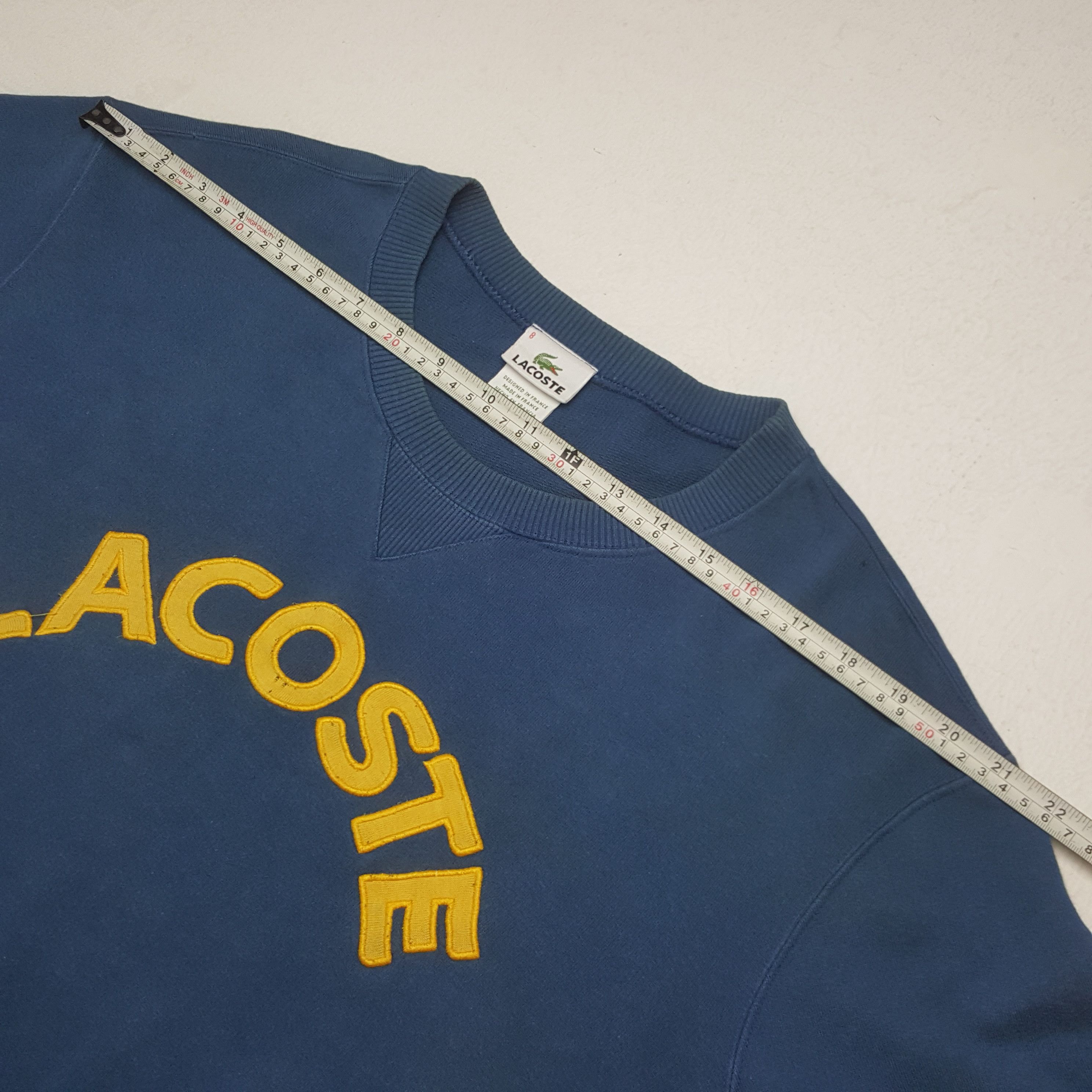 Lacoste Vintage Lacoste Tennis Sport Style Sweatshirt C291N20 Size US L / EU 52-54 / 3 - 6 Thumbnail