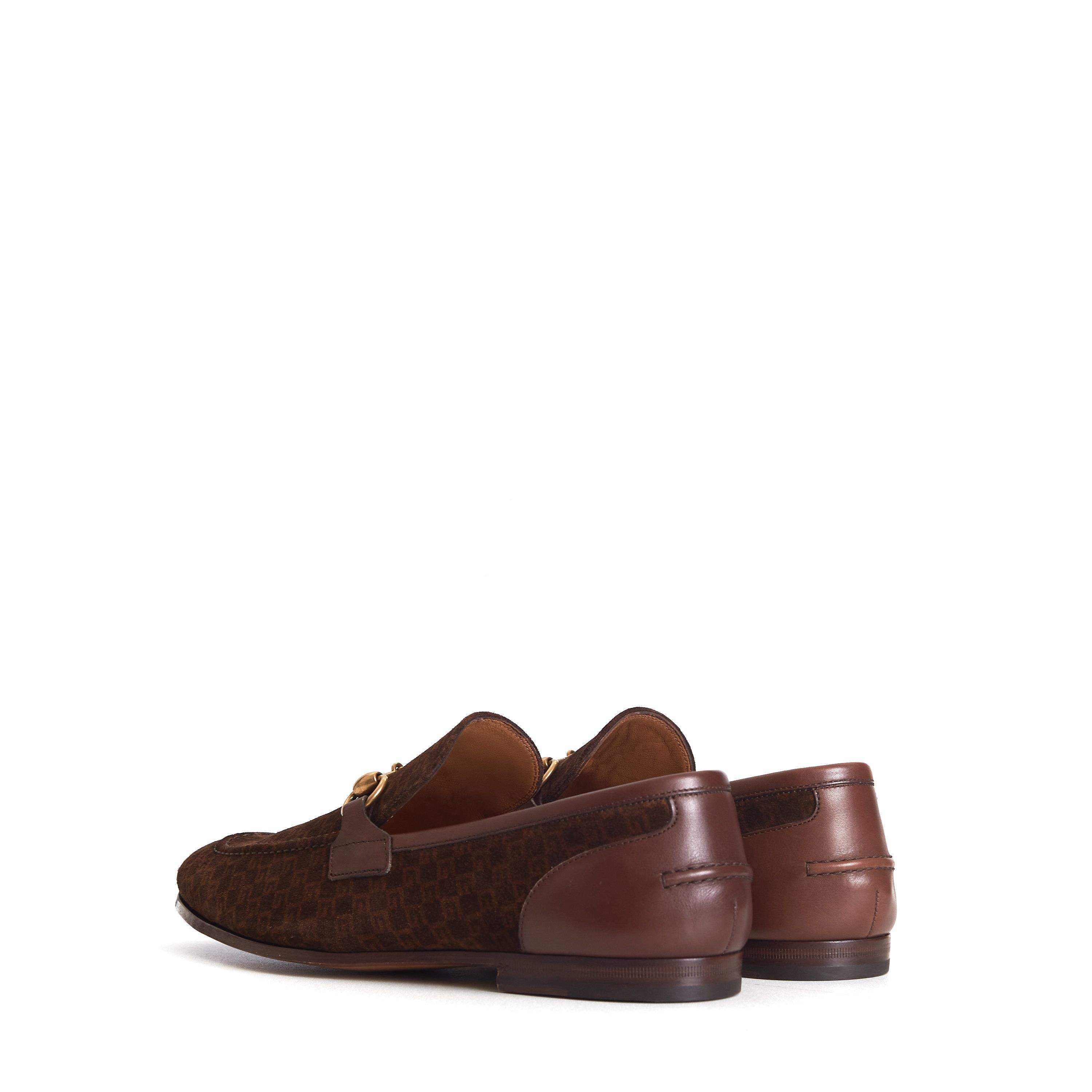 Gucci Men's Dark Brown Suede & Leather Loafers - Horsebit, Size US 8 / EU 41 - 6 Thumbnail