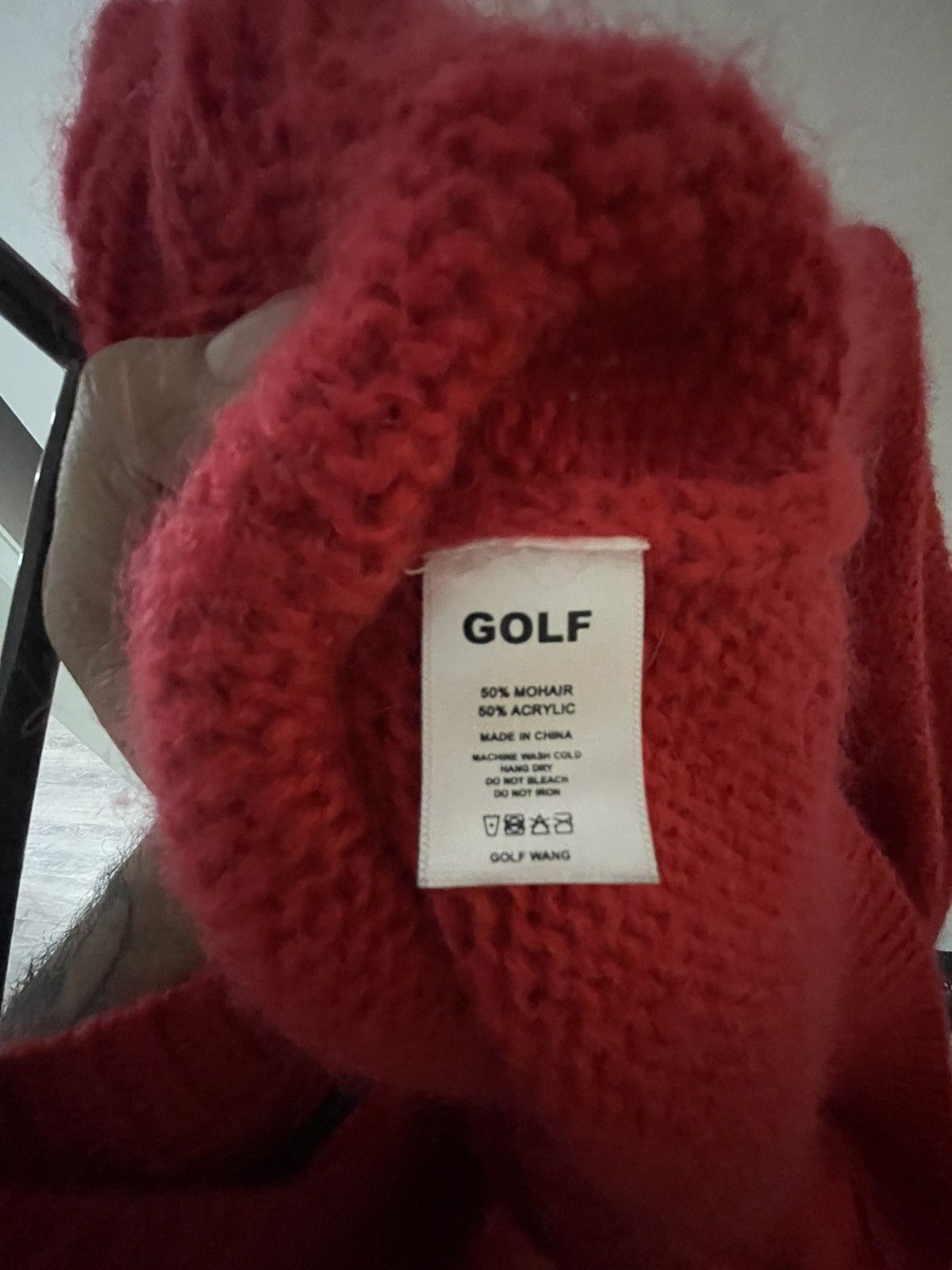 Golf Wang GOLFWANG RED FLOWER KNIT CARDIGAN Size US XL / EU 56 / 4 - 3 Thumbnail