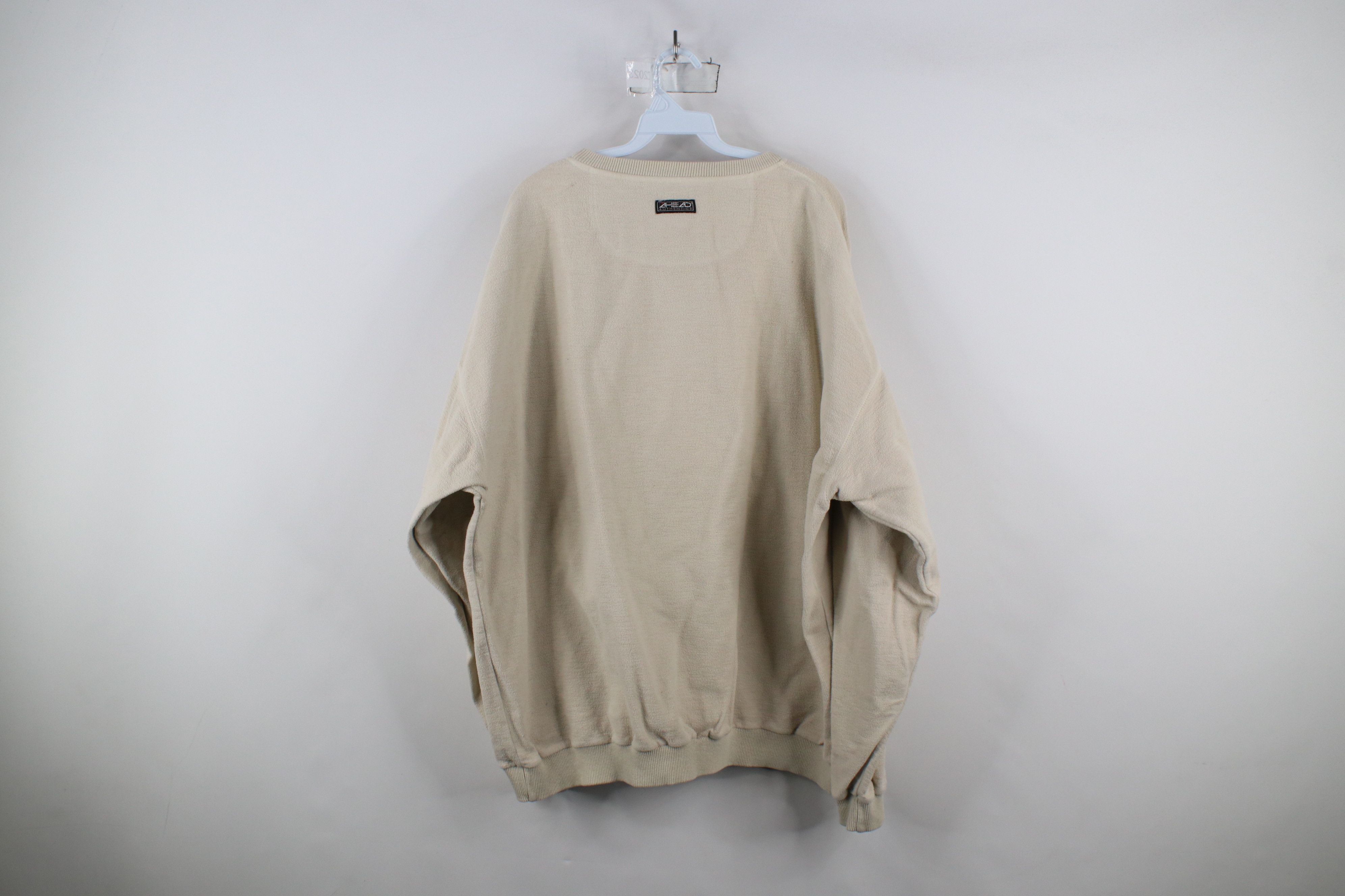 Vintage Vintage Reverse Longaberger Golf Club Sweatshirt Beige Size US XL / EU 56 / 4 - 13 Thumbnail