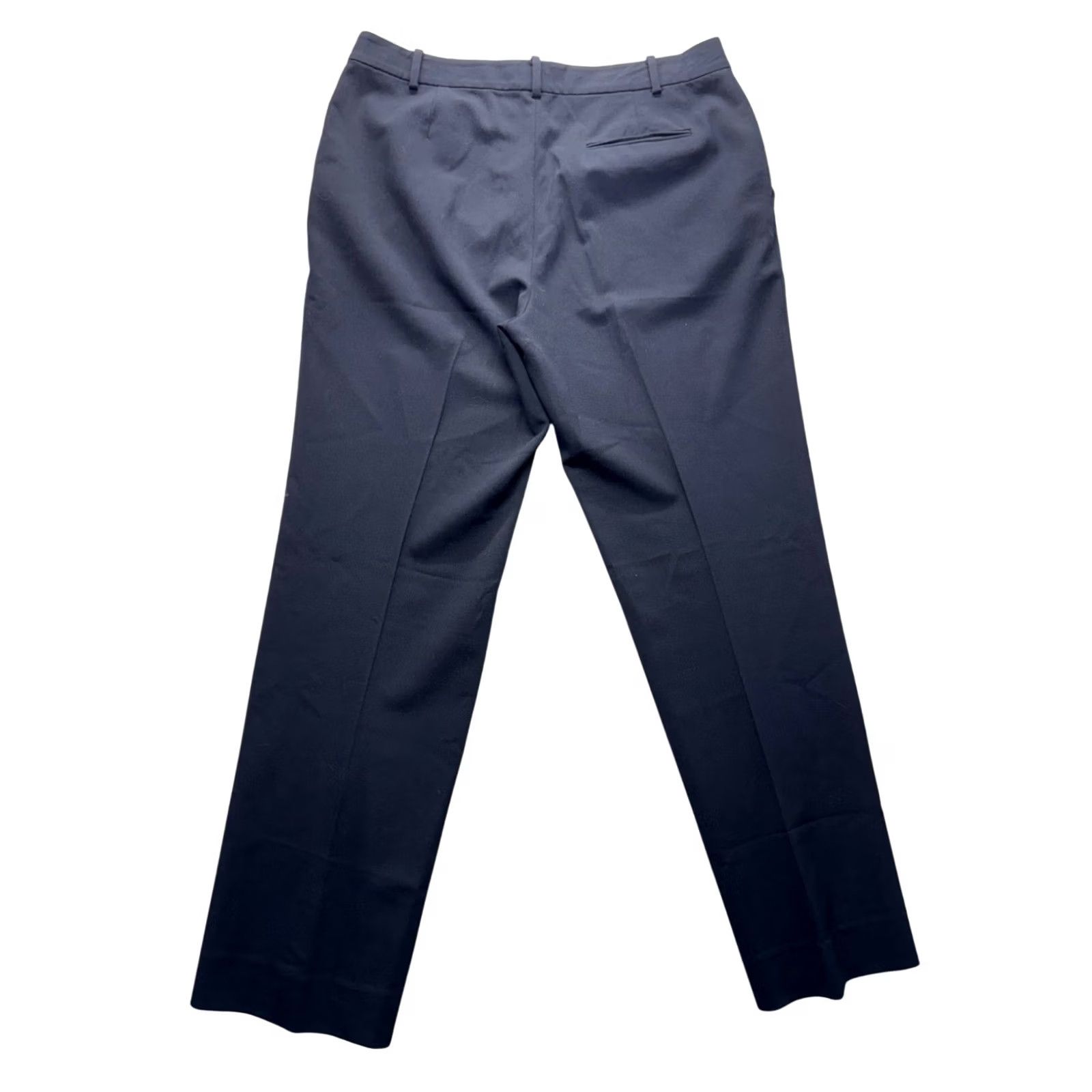Ralph Lauren Lauren Ralph Lauren Navy Wool/Spandex Dress Pants Size 12 Womens Vintage Classic Fit Trousers 34in Navy 12 Size 34" / US 12 / IT 48 - 2 Thumbnail