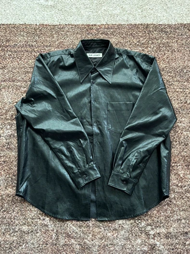 Our Legacy Faux Leather Shirt-dmc