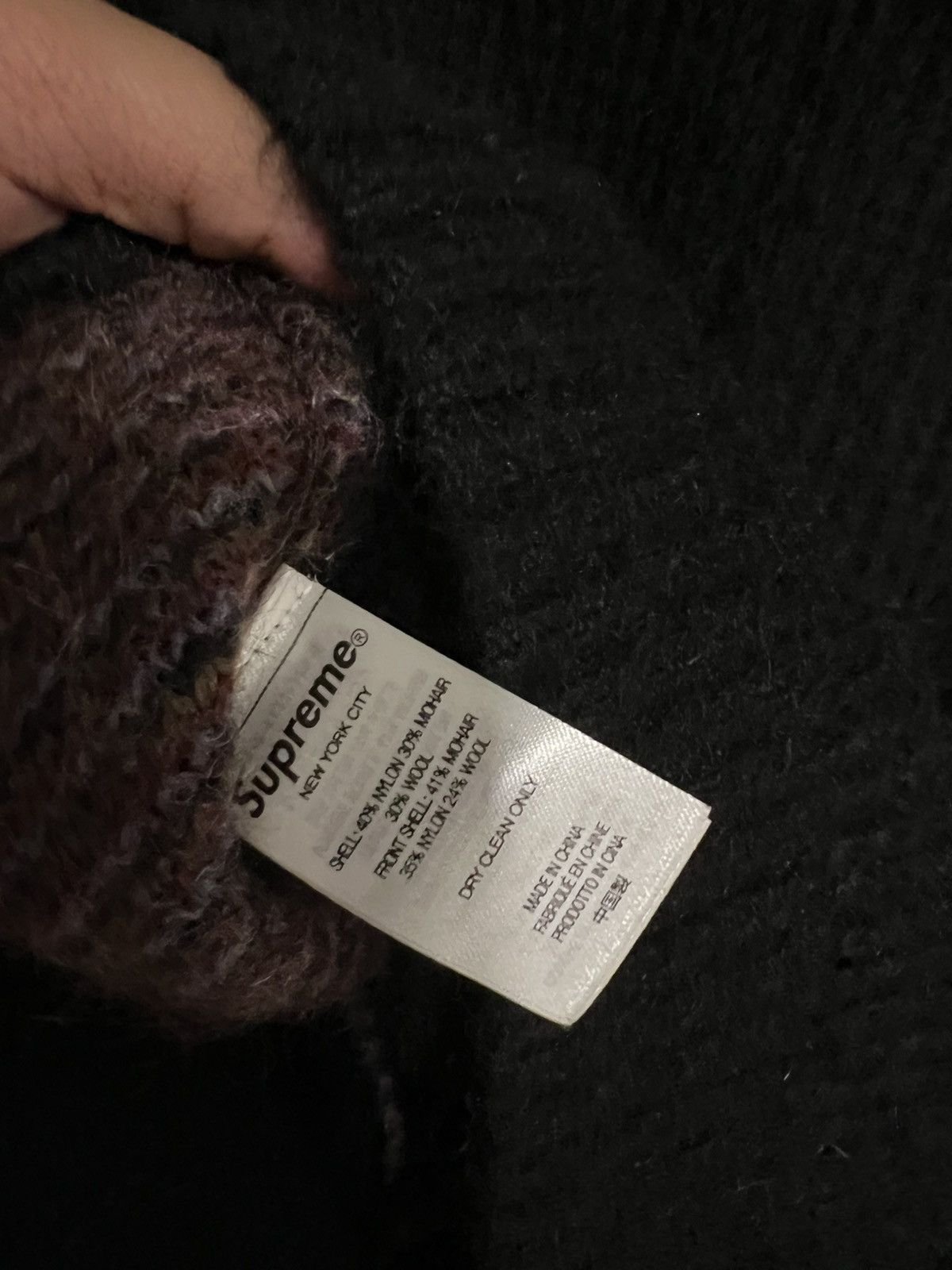 Supreme Supreme Brushed Grid Cardigan Size US M / EU 48-50 / 2 - 8 Thumbnail