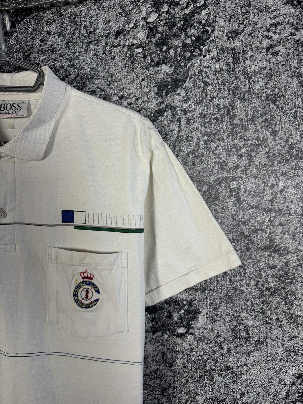 Hugo Boss Vintage BOSS Hugo Boss Golf International Polo Shirt Size M Size US M / EU 48-50 / 2 - 2 Thumbnail