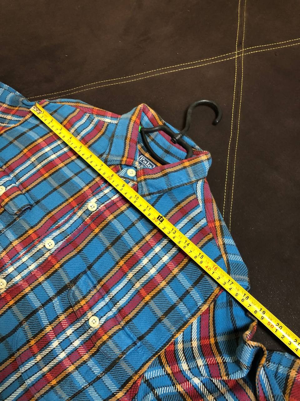 Polo Ralph Lauren Vintage Ralph Lauren Bright Plaid Heavy Button Up Shirt Size US L / EU 52-54 / 3 - 11 Thumbnail