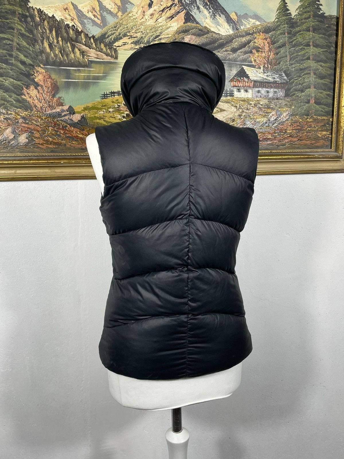 Nike × Vintage Nike Small Swoosh Zip Hoodie Black Y2k 00s Retro Winter Warm Size XS / US 0-2 / IT 36-38 - 7 Thumbnail