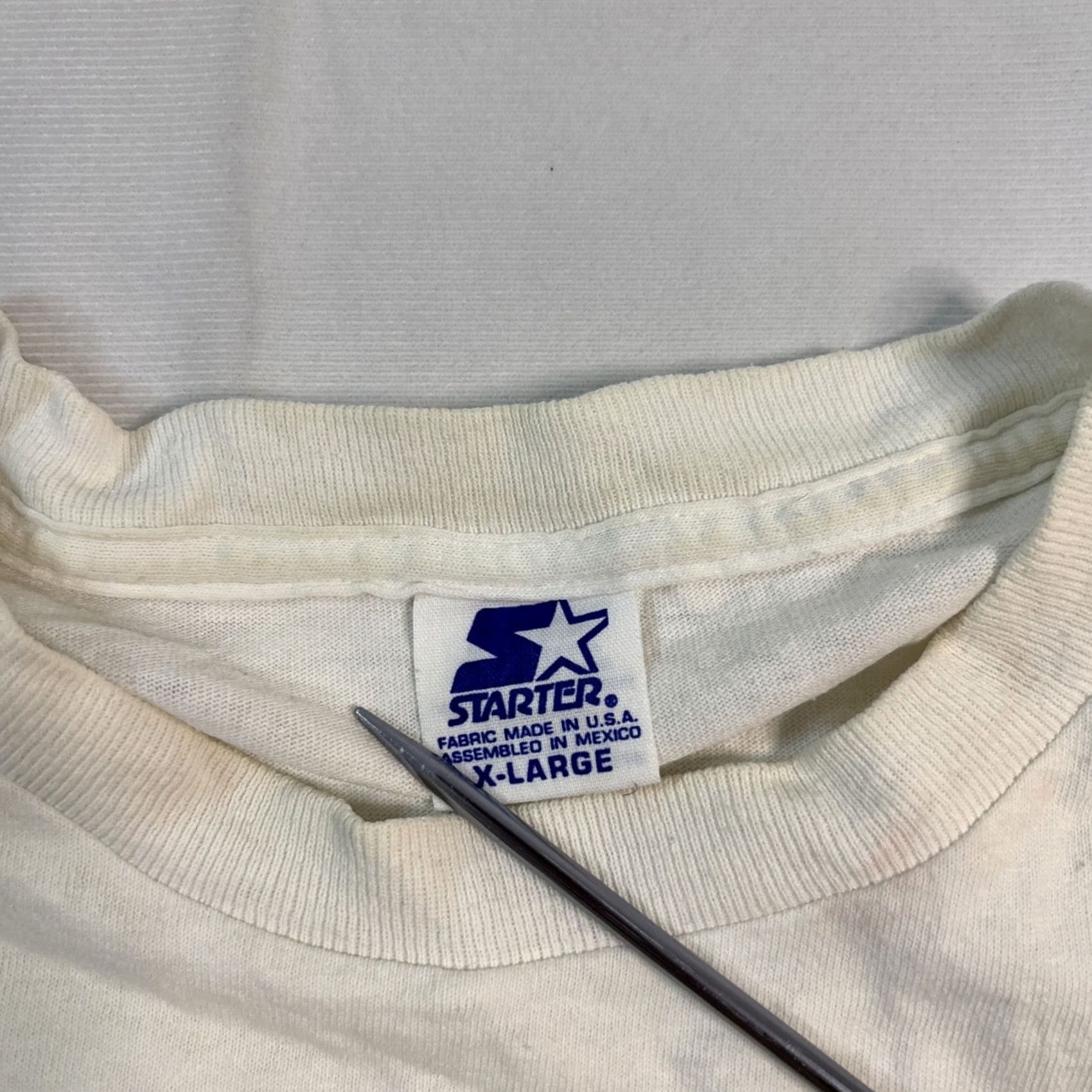 Starter VINTAGE Starter T Shirt 1996 CHICAGO BULLS Greatest Team Ever Single Stitch Mens XL White 90s Sports Basketball Championship Shirt Size US XL / EU 56 / 4 - 3 Thumbnail