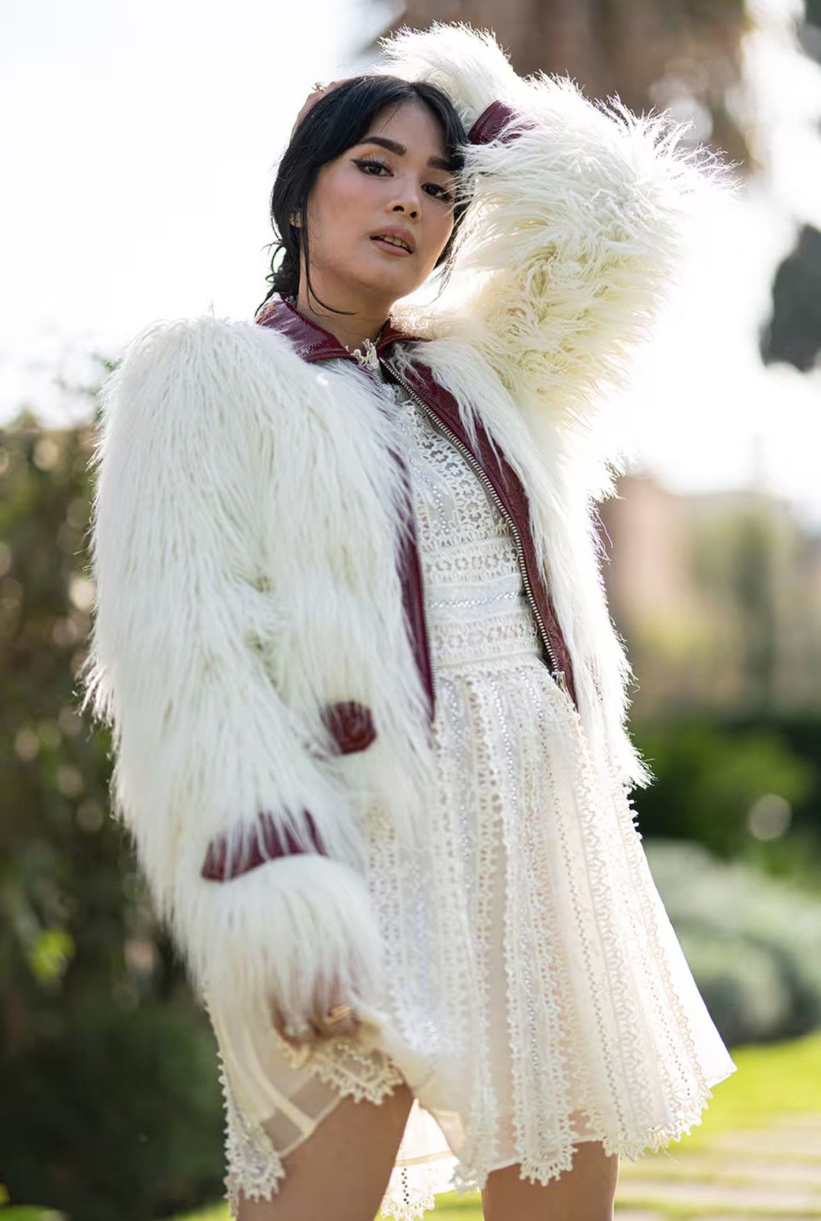 Giambattista Valli × H&M Giambattista Valli H&M Faux fur Jacket Size XS / US 0-2 / IT 36-38 - 5 Thumbnail