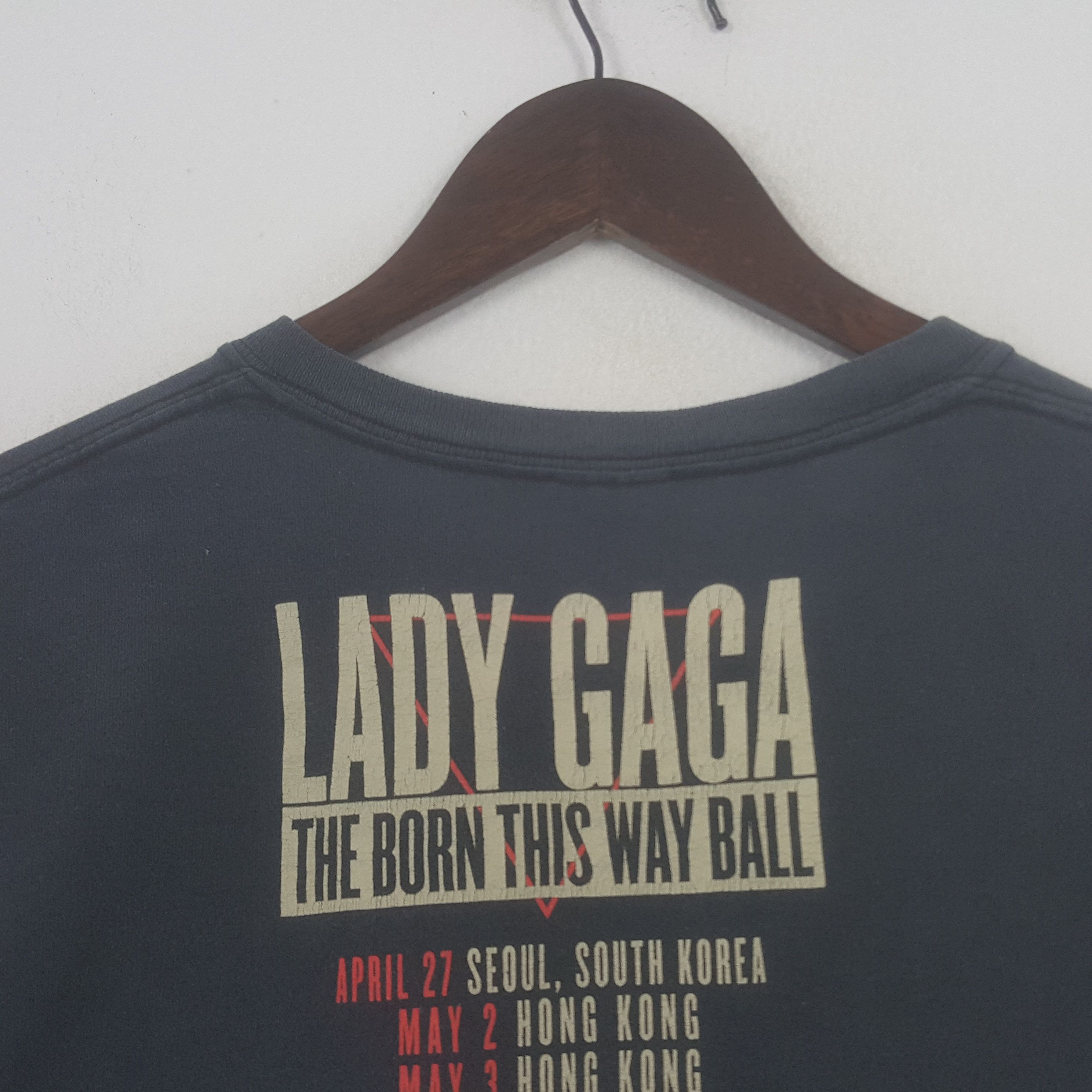 Band Tees × Vintage Vintage Lady Gaga Free As My Tour Tshirt Size US M / EU 48-50 / 2 - 5 Thumbnail