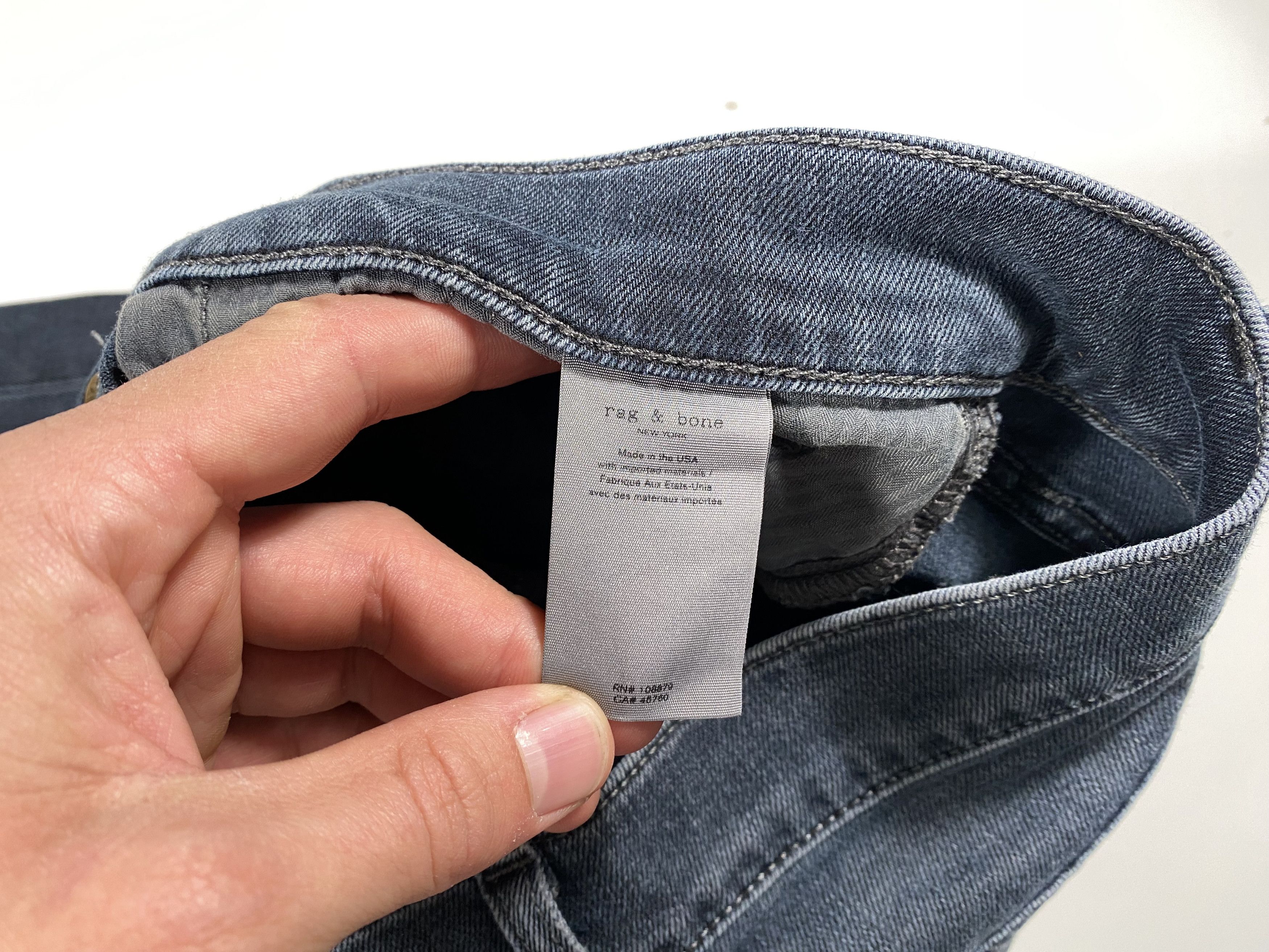 Rag & Bone Rag & Bone Fit 1 Extra Slim Light Minna Denim Jeans 30x27.5 Size US 30 / EU 46 - 6 Thumbnail