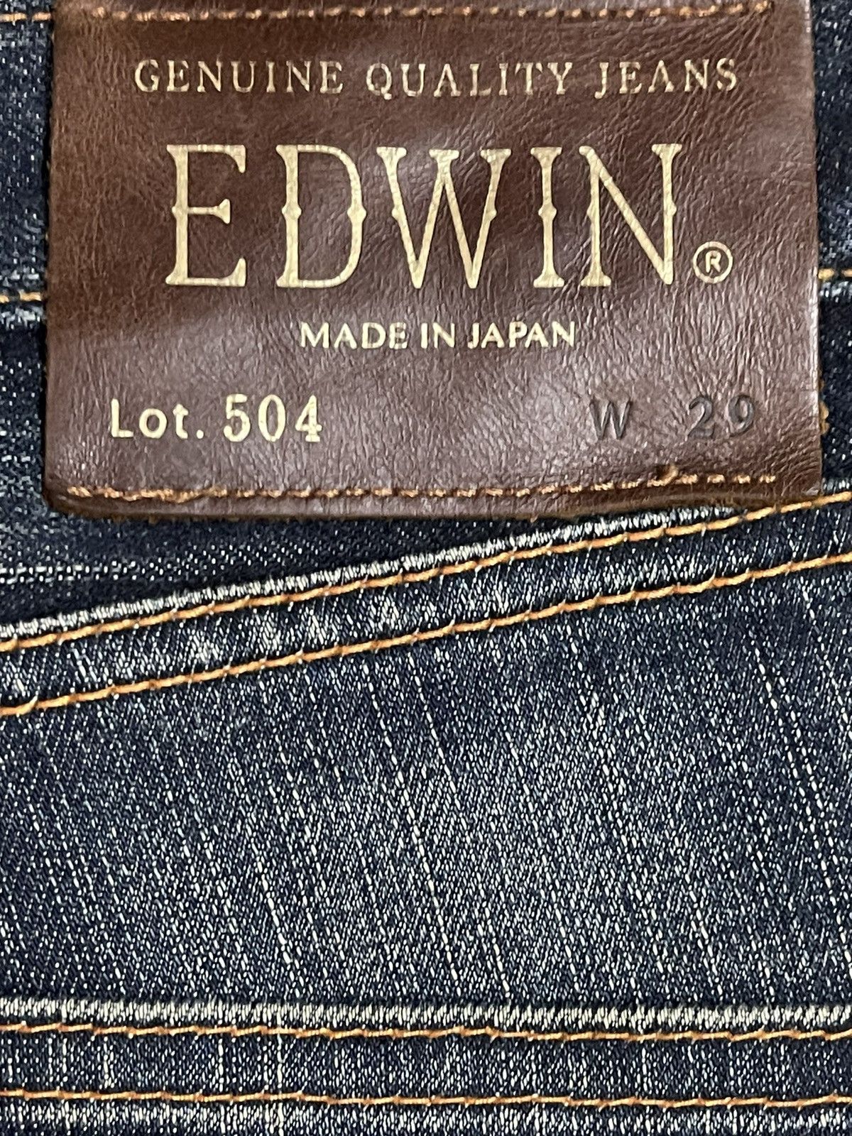 Edwin Vintage Japan Edwin 504 Blue Wash Style Distress Style Jeans Size US 32 / EU 48 - 9 Thumbnail