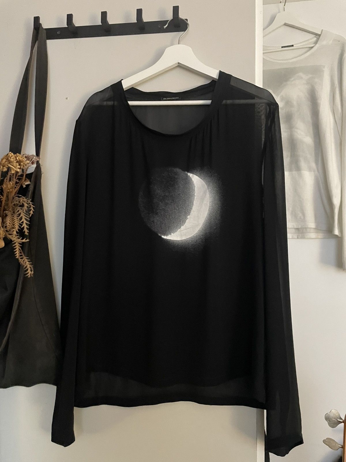 Ann Demeulemeester AW03 Moon Sheer Shirt Size US M / EU 48-50 / 2 - 1 Thumbnail