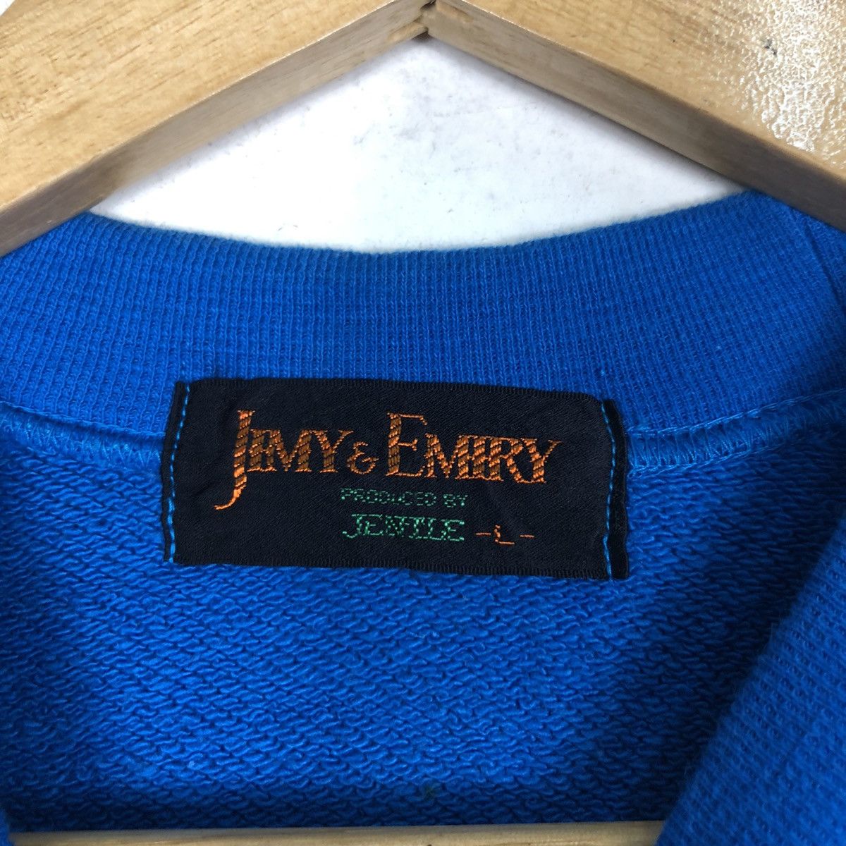 Vintage Vintage Emiry & Jimmy Sweatshirt Blue Small Size US S / EU 44-46 / 1 - 10 Thumbnail