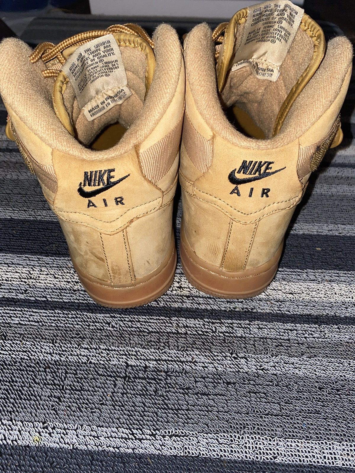 Nike AIR FORCE 1 HIGH LV8 WHEAT Size US 6.5 / EU 39-40 - 4 Thumbnail