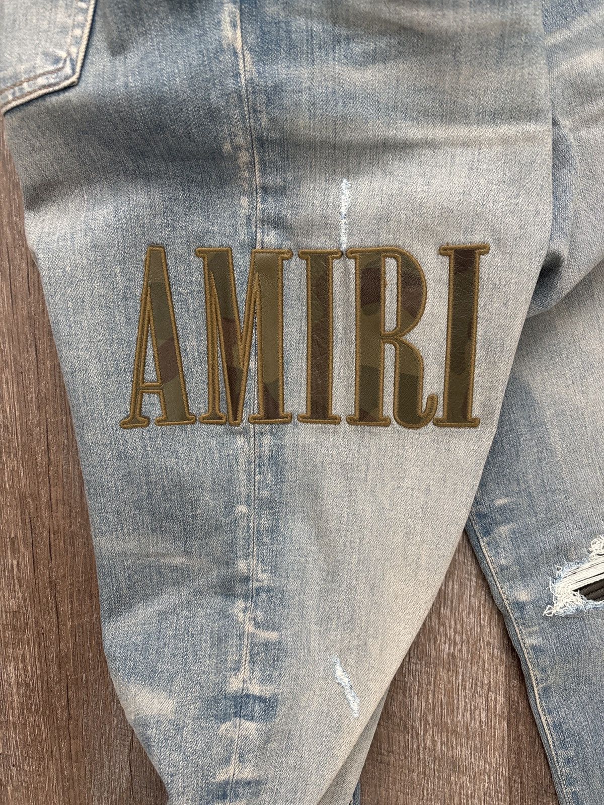 Amiri AMIRI Camo Logo Jean Size US 38 / EU 54 - 1 Thumbnail