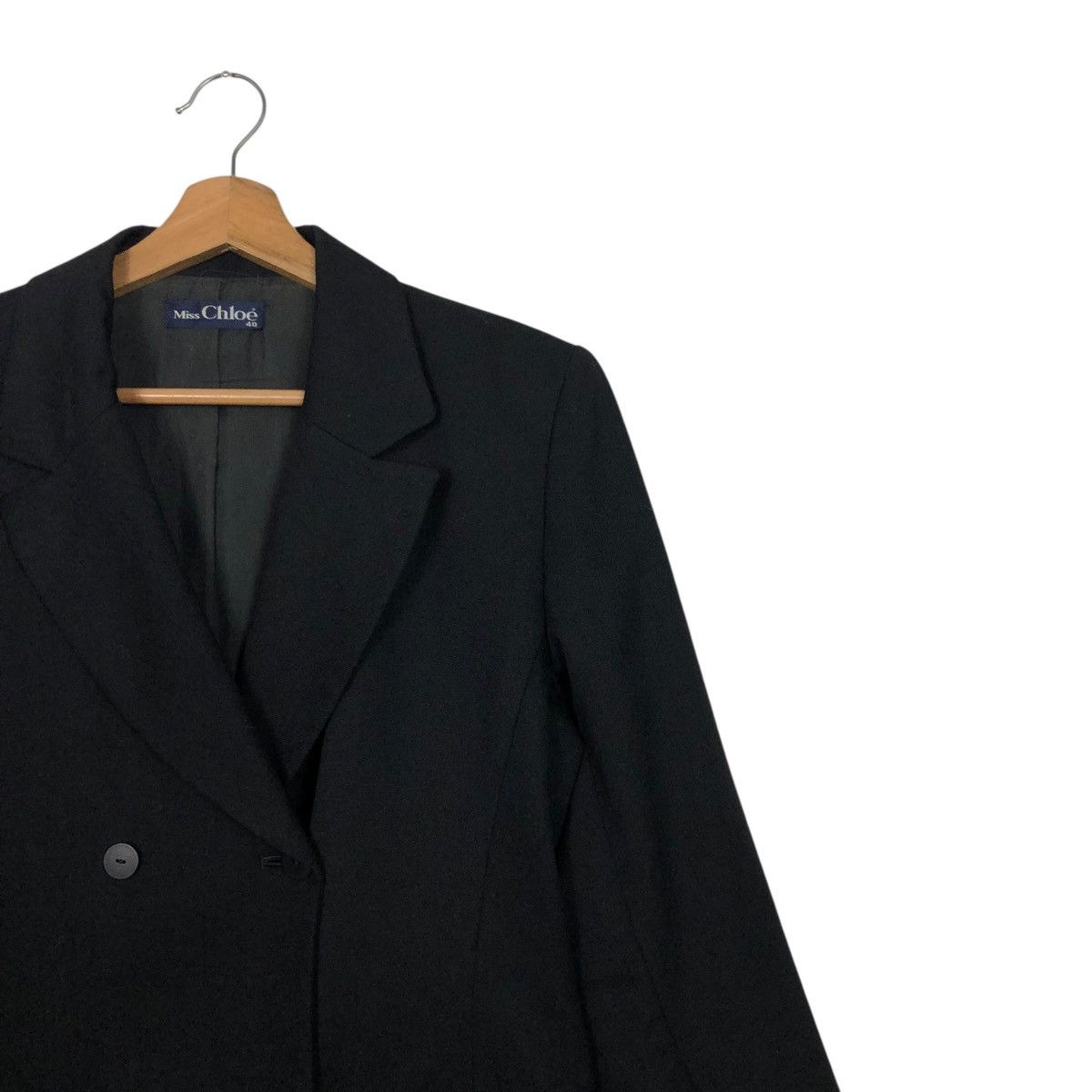 Chloe 🔥VINTAGE LONG COAT DOUBLE BREAST MISS CHLOE Size S / US 4 / IT 40 - 9 Thumbnail
