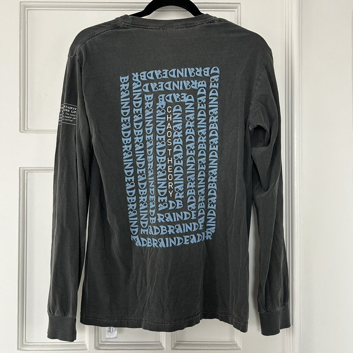 Brain Dead Brain Dead Chaos Long Sleeve T-Shirt (Charcoal) Size US S / EU 44-46 / 1 - 1 Thumbnail