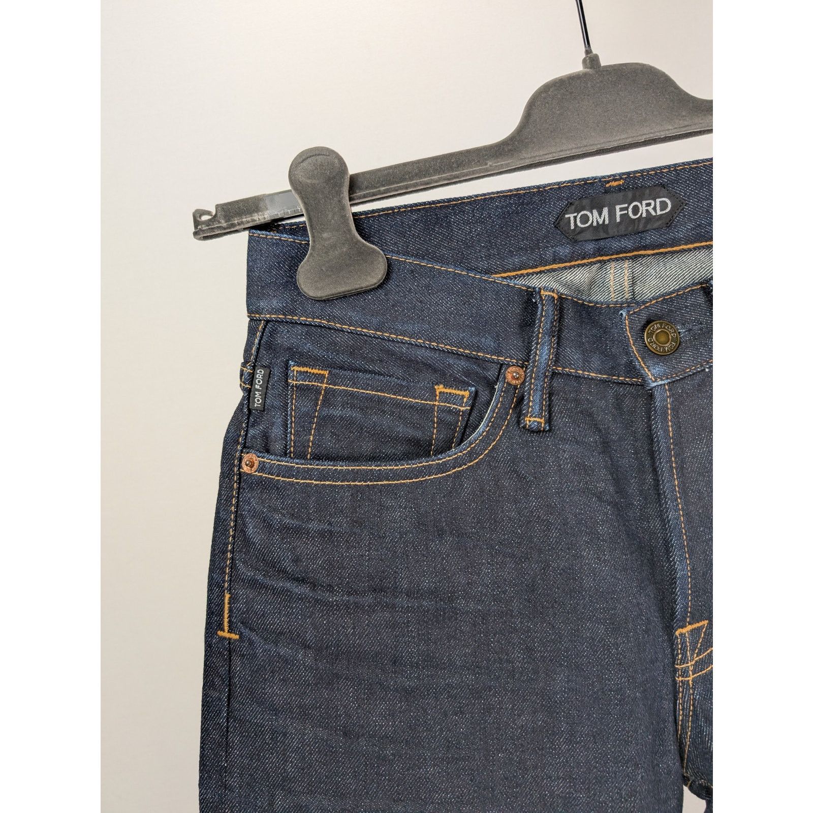 Tom Ford o1rshd1 Q:2 / Straight Denim Jeans in Blue 29 Size US 29 - 5 Thumbnail