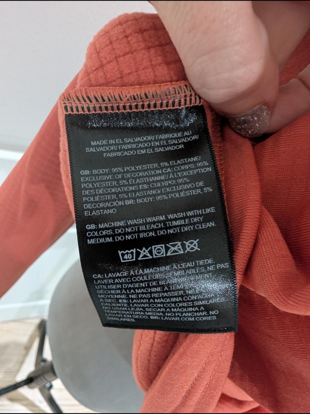 The North Face The North Face Women's Pullover Quarter-Zip Sweater - Rust Size L / US 10 / IT 46 - 8 Thumbnail