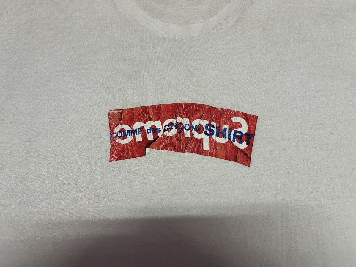 Comme des Garcons SHIRT × Supreme SUPREME x CDG BOX LOGO TEE Size US L / EU 52-54 / 3 - 2 Thumbnail