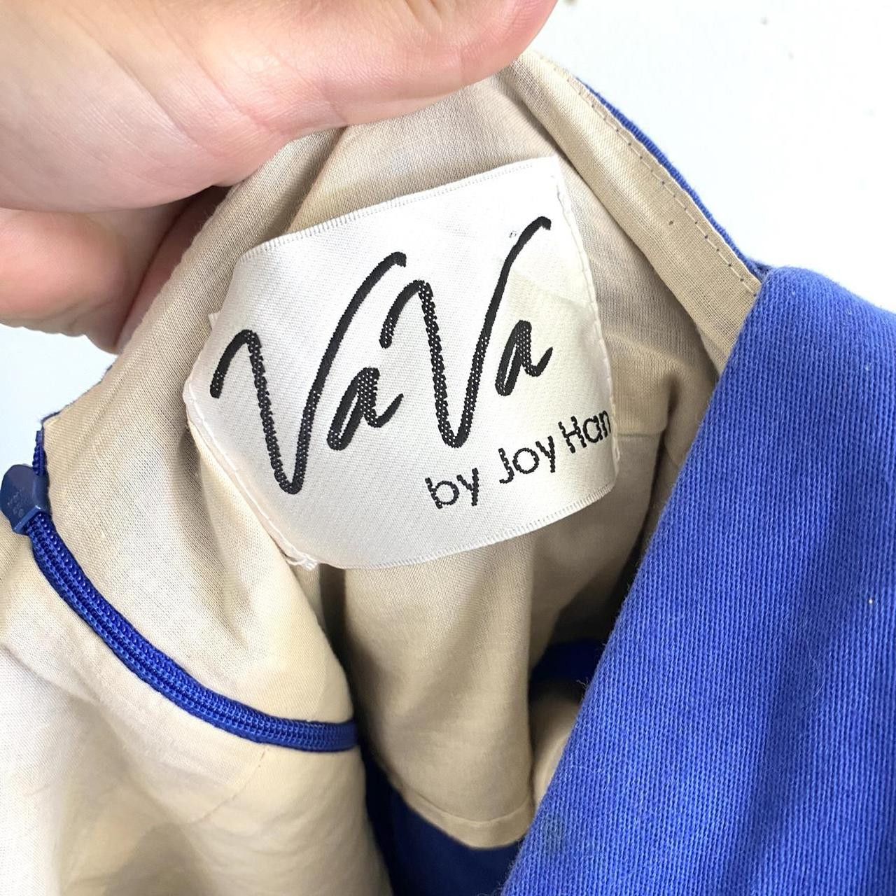 VaVa VAVA JOY HAN BLUE MINI DRESS VINTAGE BUCKLE ELEPHANT SMALL Size S / US 4 / IT 40 - 8 Thumbnail