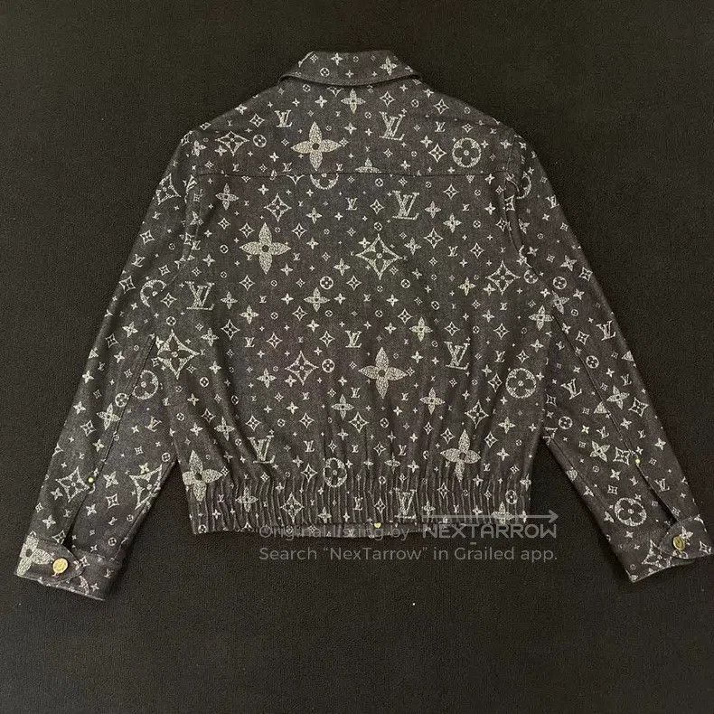 Louis Vuitton Louis Vuitton Black Full Print New Jacket Size US M / EU 48-50 / 2 - 2 Thumbnail