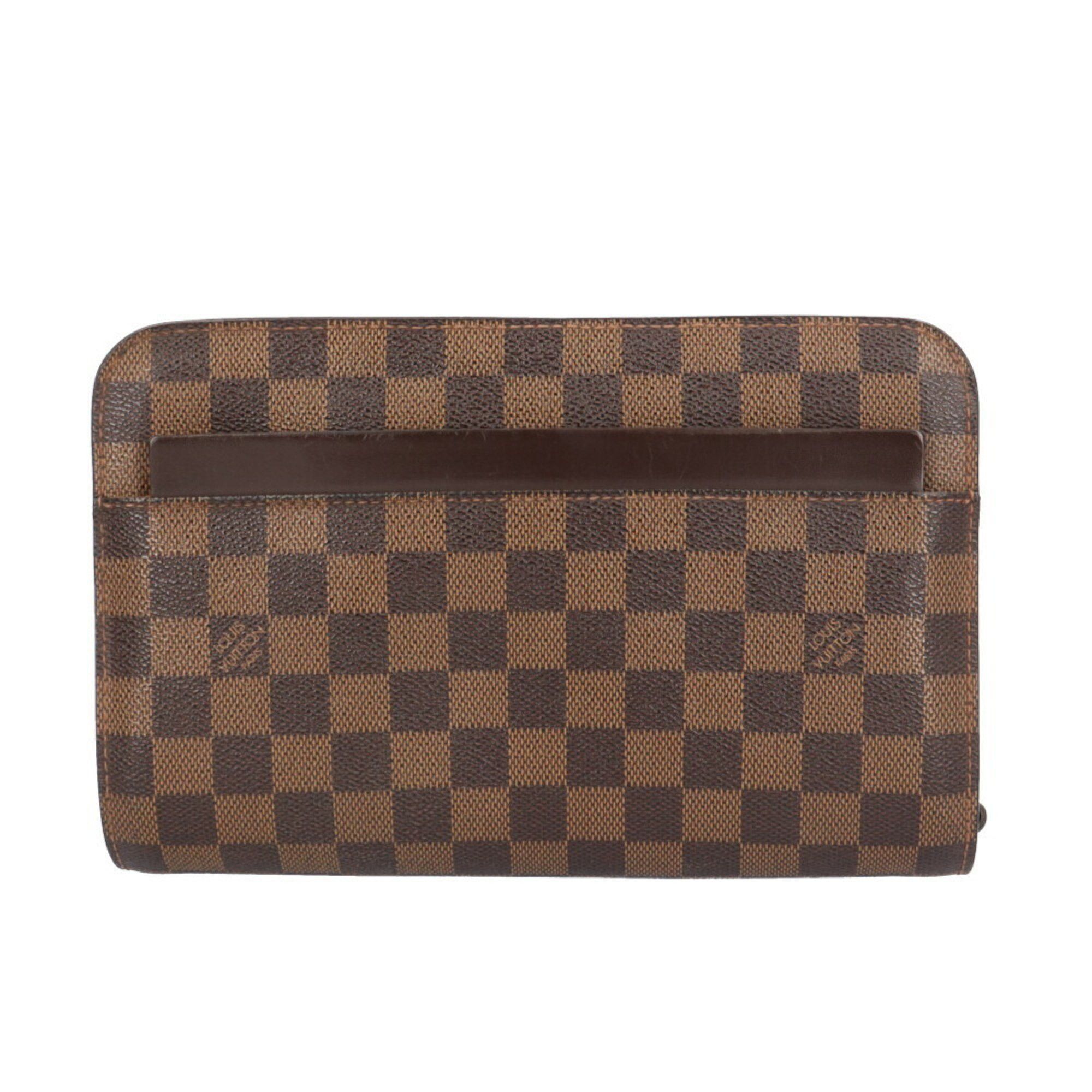 Louis Vuitton Louis Vuitton Saint Damier Second Bag Canvas N51993 Brown Men's LOUIS VUITTON Size ONE SIZE - 1 Thumbnail