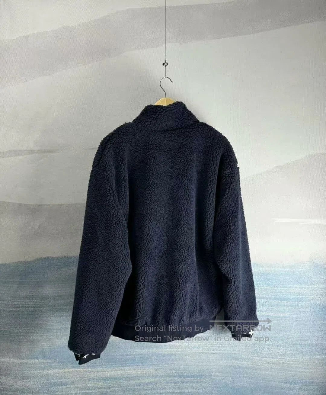 Louis Vuitton louis vuitton deep blue teddy jacket size 4L. Size US XXL / EU 58 / 5 - 2 Thumbnail