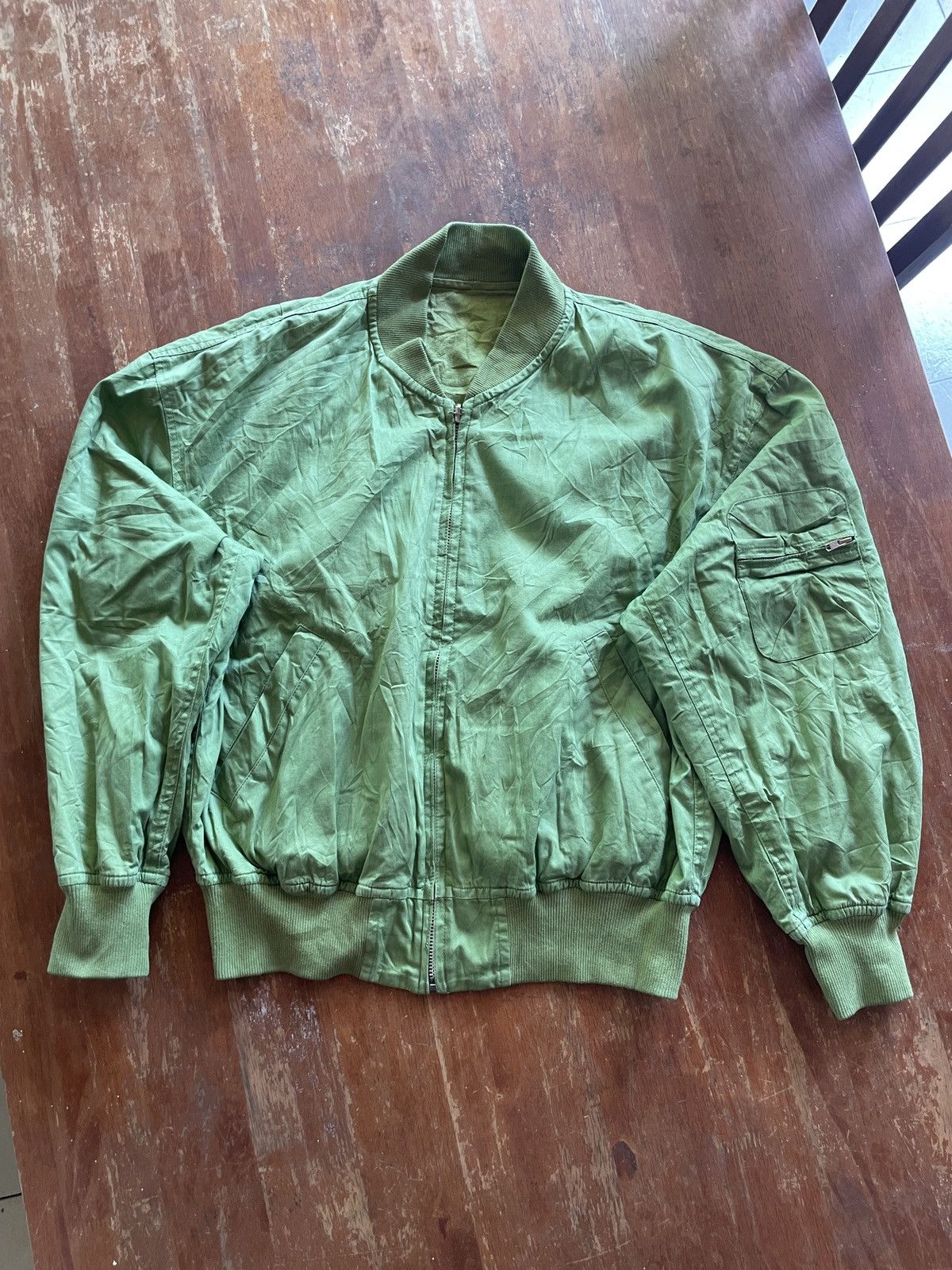 Designer × Japanese Brand Japan 🎌🇯🇵 NAB Reversible Bomber Jacket Military Style Stripe Size US M / EU 48-50 / 2 - 4 Thumbnail