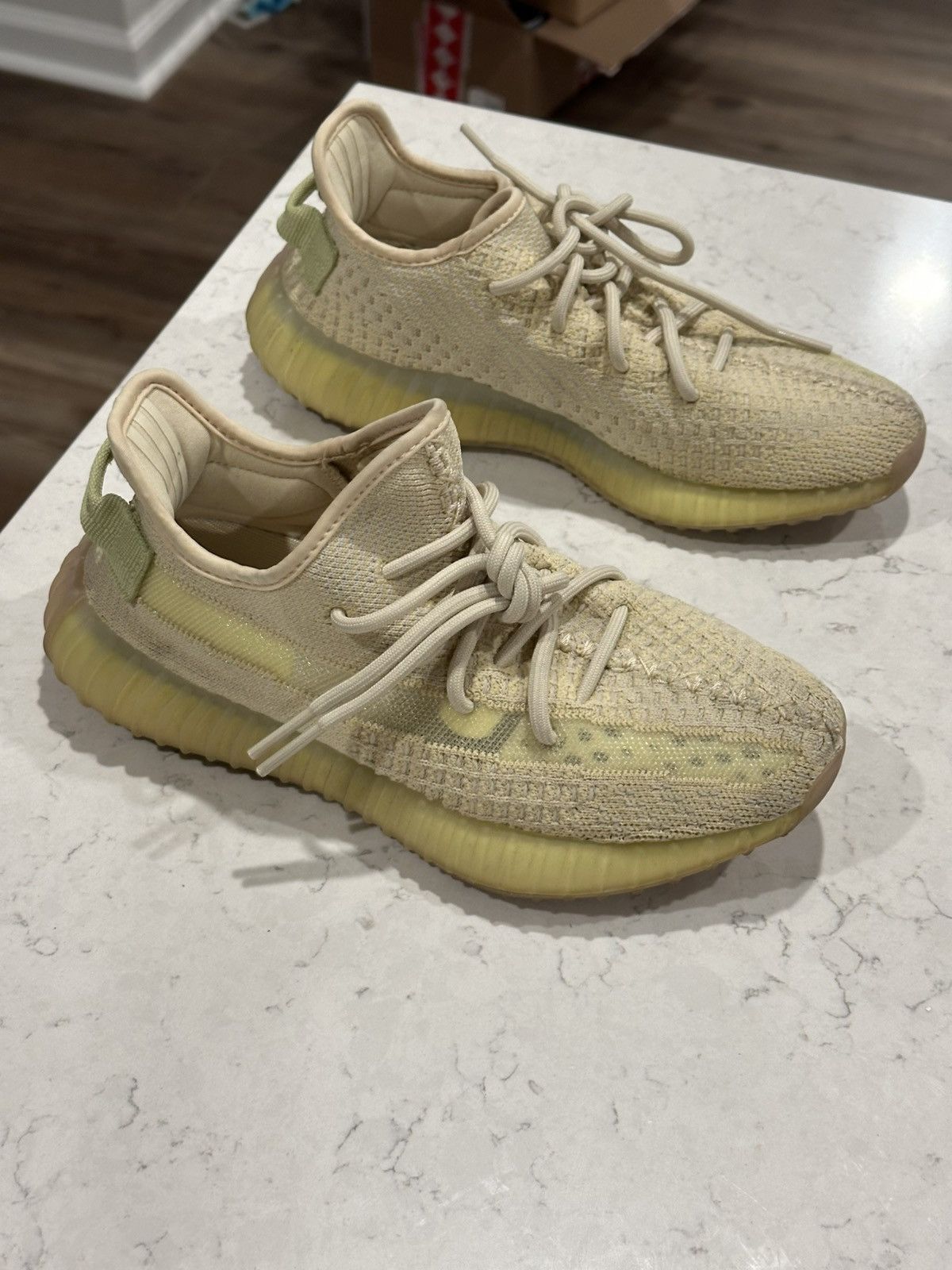 Yeezy YEEZY BOOST 350v2 Flax Size US 6.5 / EU 39-40 - 2 Thumbnail