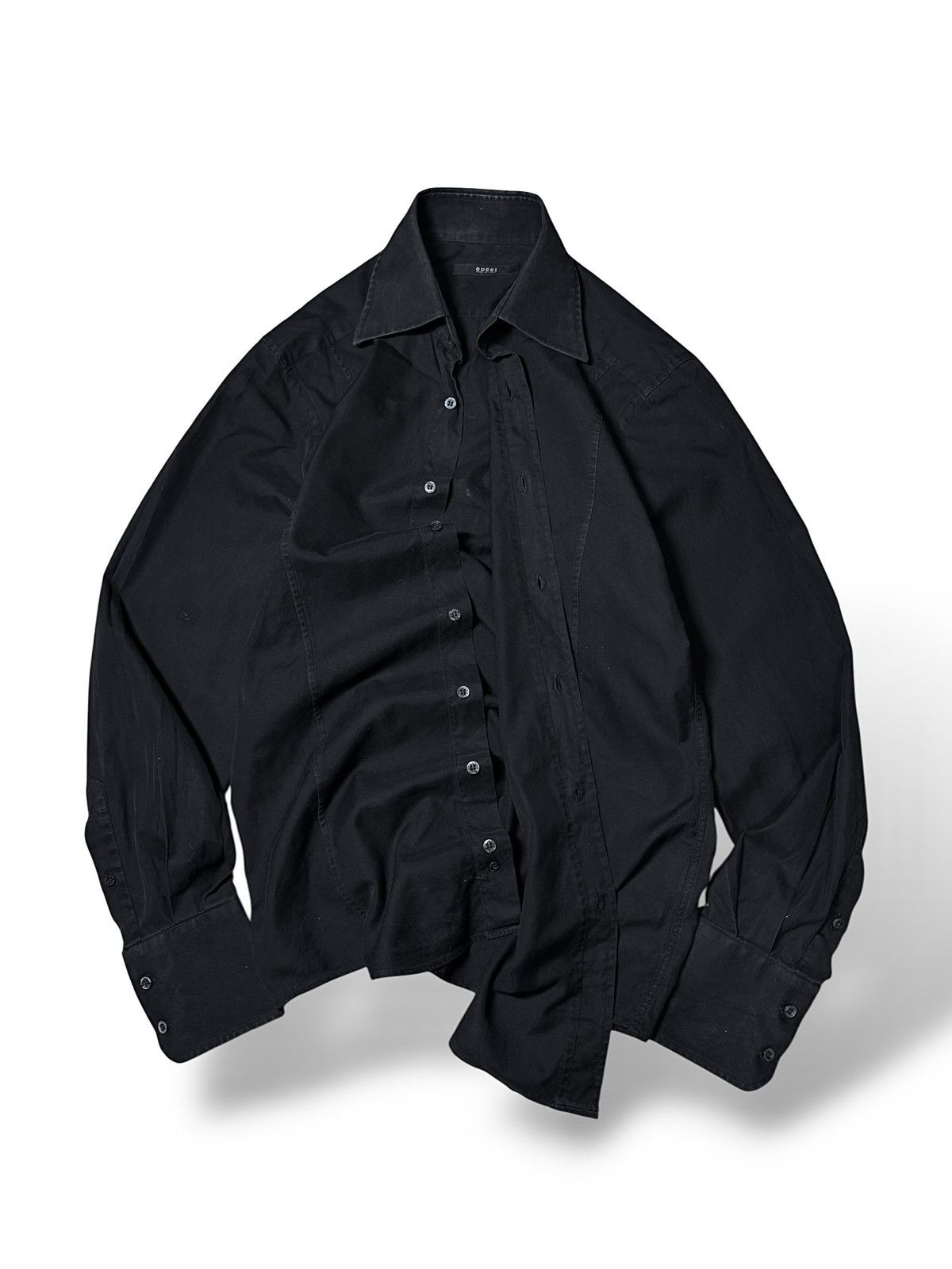 Gucci Gucci Black Classic Shirt Size US S / EU 44-46 / 1 - 1 Thumbnail