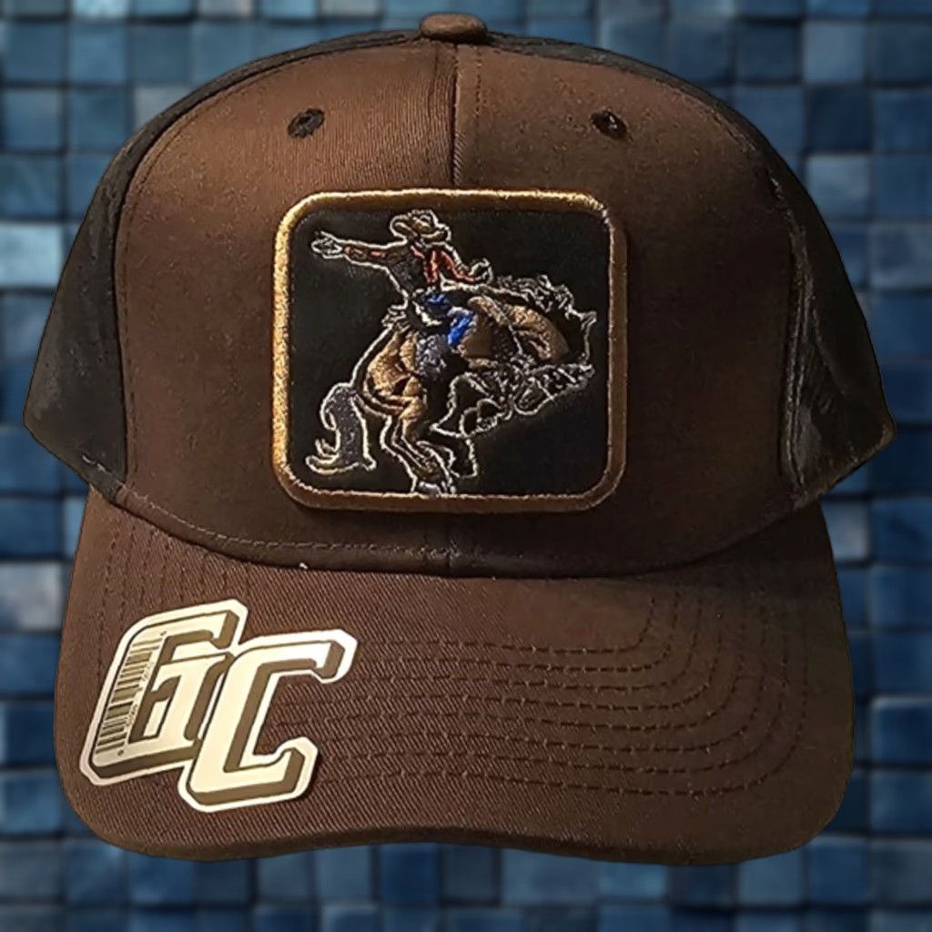Vintage RODEO COWBOY BUCKING HORSE BRONC RIDING ROUNDUP SNAPBACK BASEBALL CAP COWBOY RODEO BUCKING HORSE BRONC RIDING ROUNDUP SNAPBACK BASEBALL CAP Size ONE SIZE - 1 Thumbnail