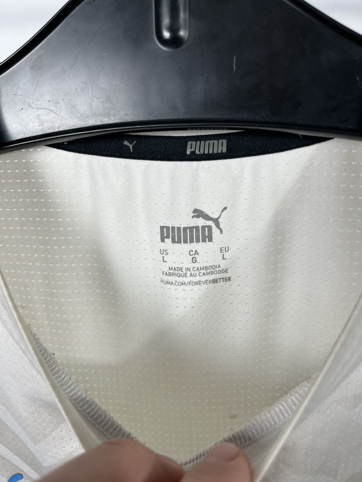 Puma Puma Olympique Marseille DryCell Jersey Beige Blue Size L Size US L / EU 52-54 / 3 - 9 Thumbnail